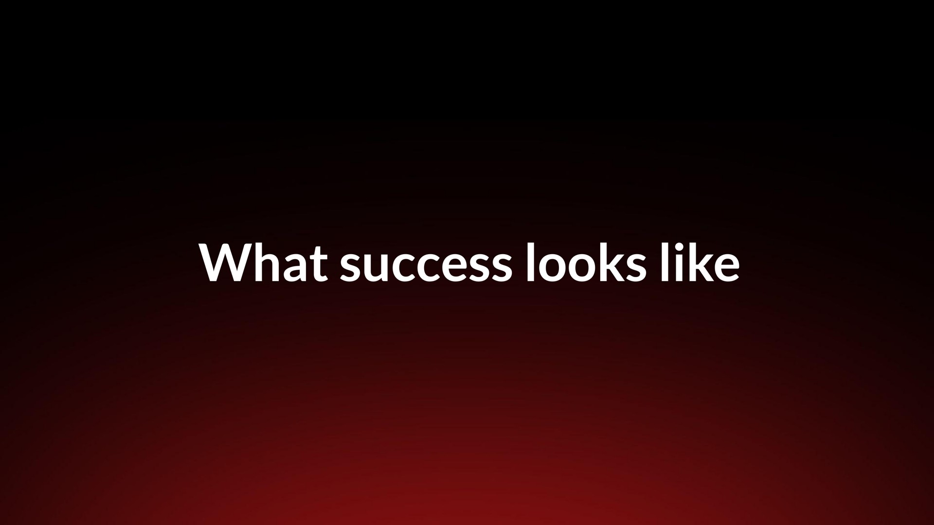 what success looks like | Lightspeed