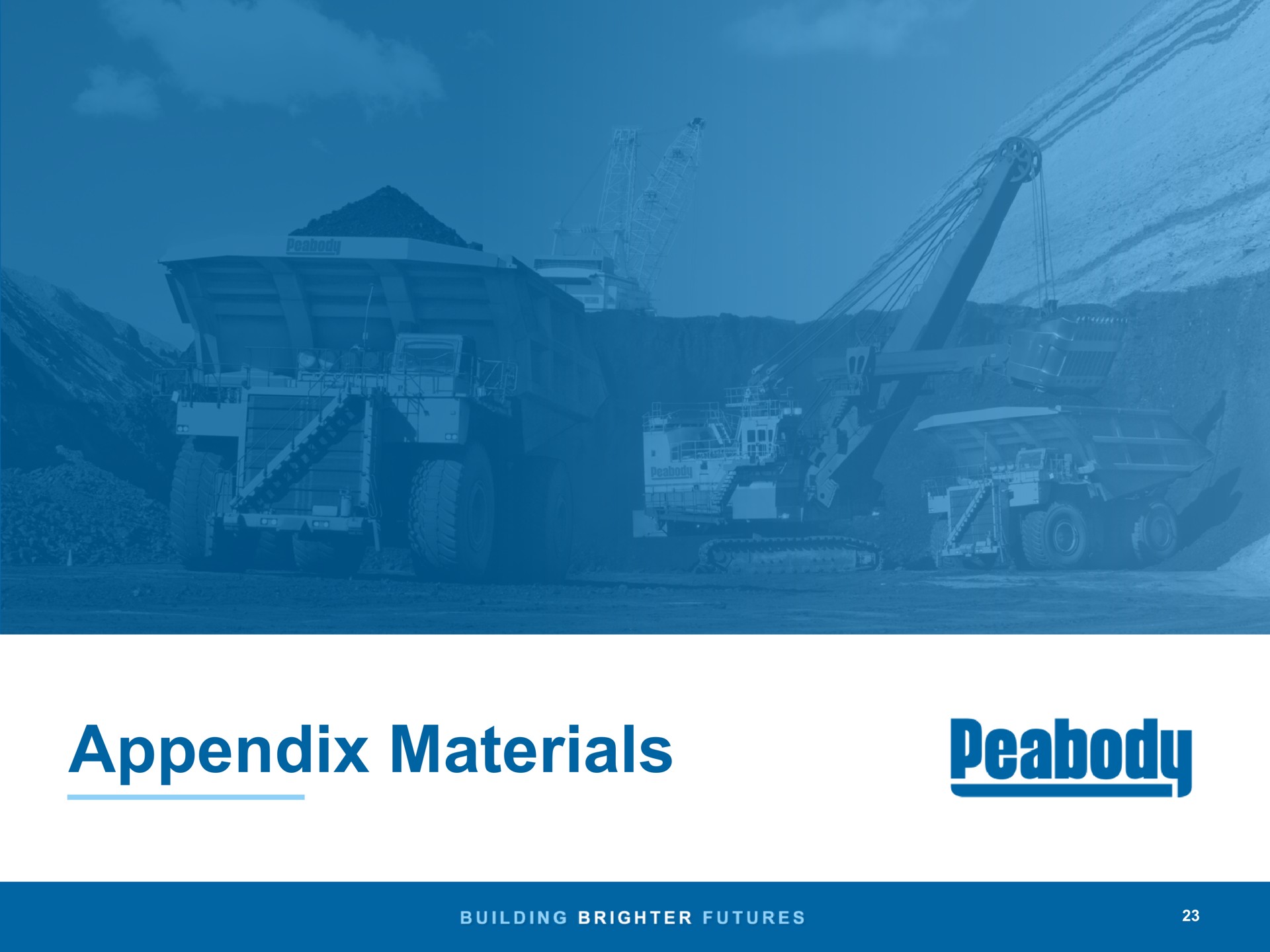 appendix materials | Peabody Energy