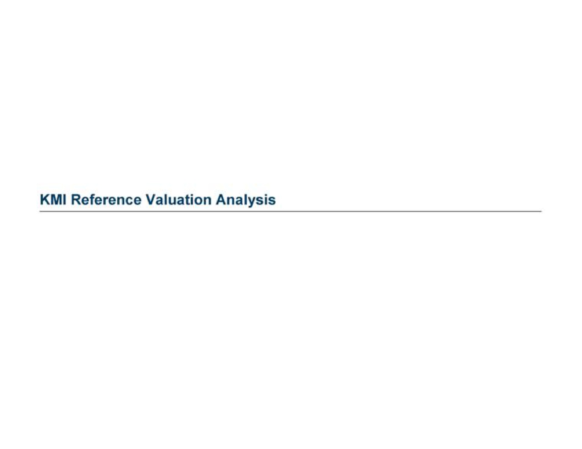 reference valuation analysis | Barclays