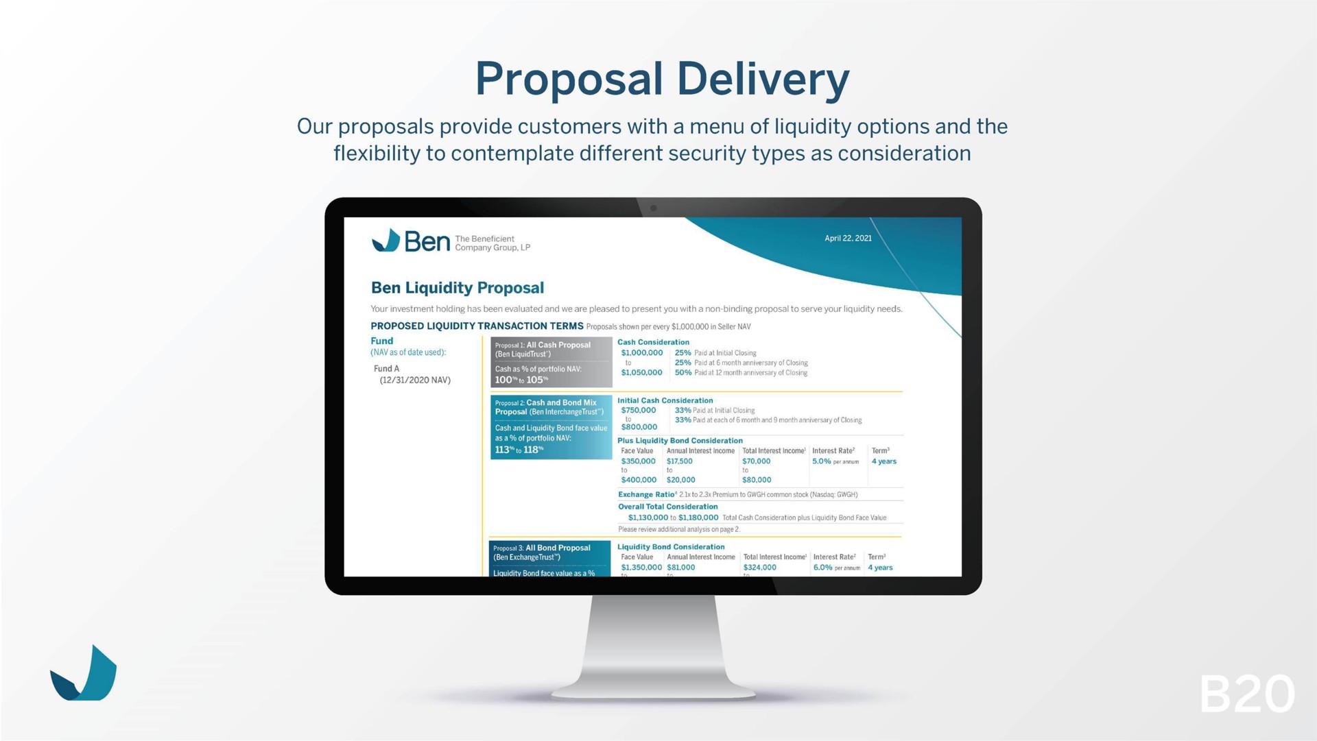 proposal delivery | Beneficient