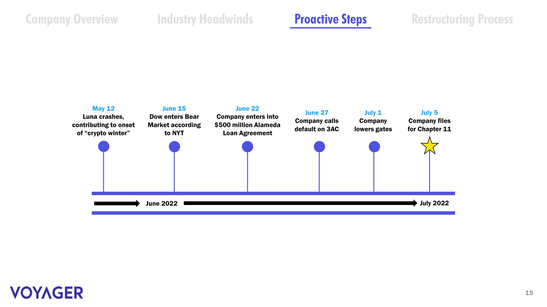 company overview industry steps process voyager a | Voyager Digital