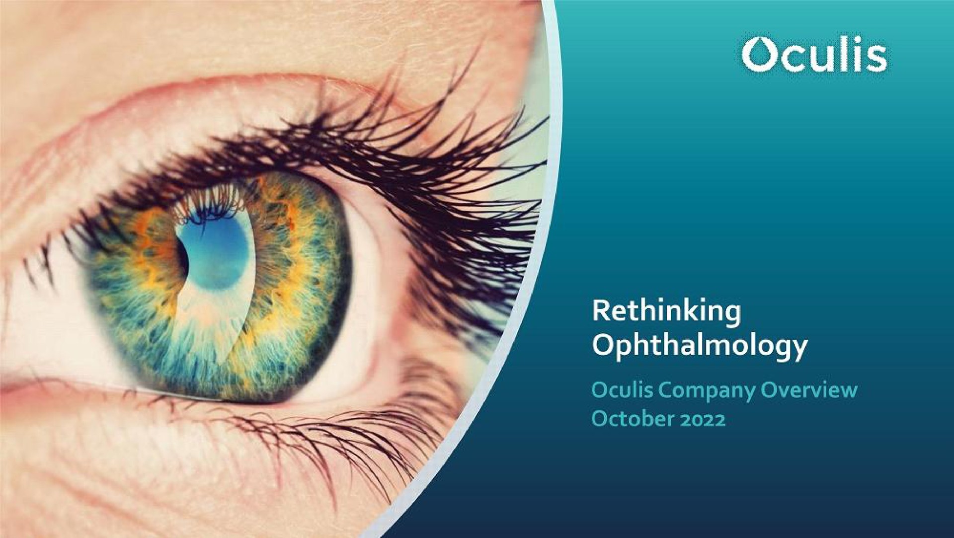rethinking ophthalmology | Oculis