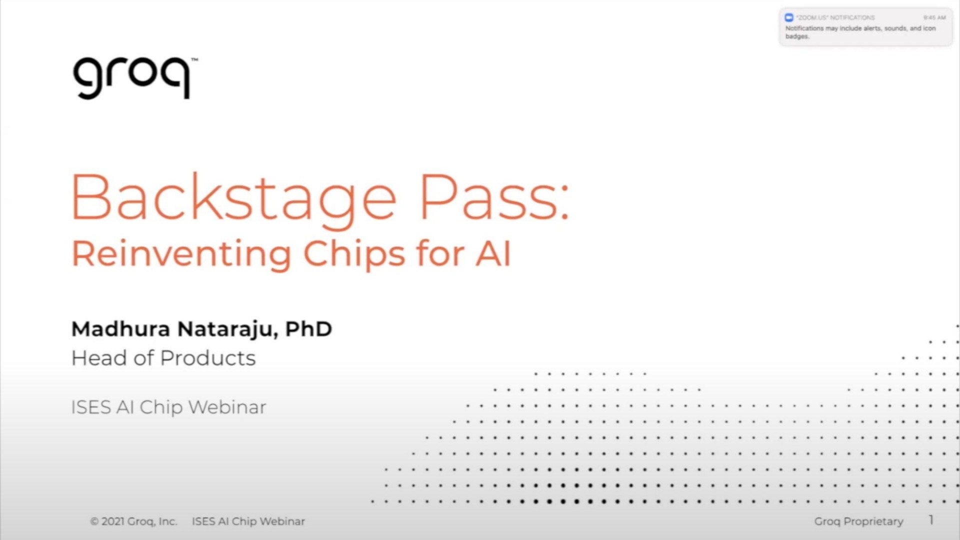 backstage pass reinventing chips for a | Groq