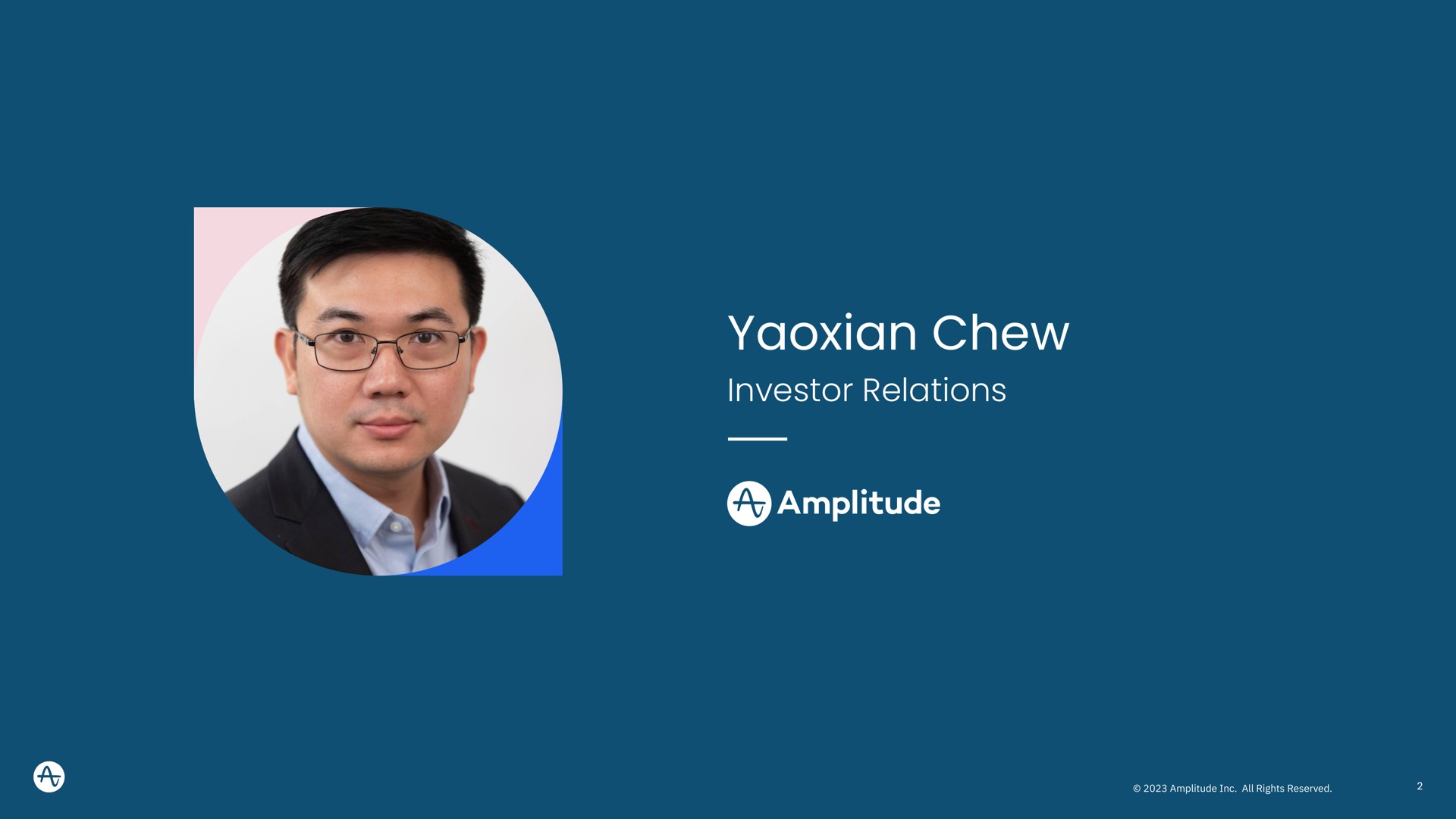 chew investor relations | Amplitude
