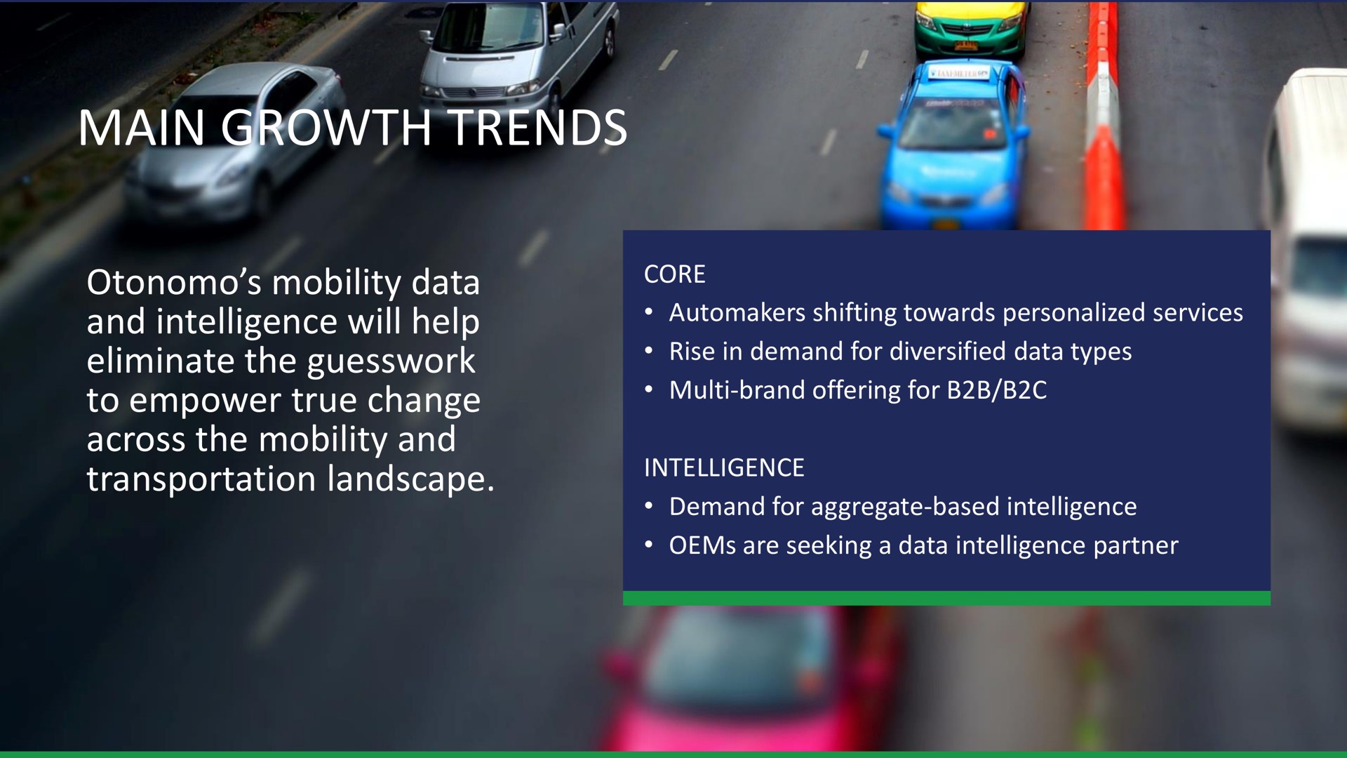 main growth trends | Otonomo