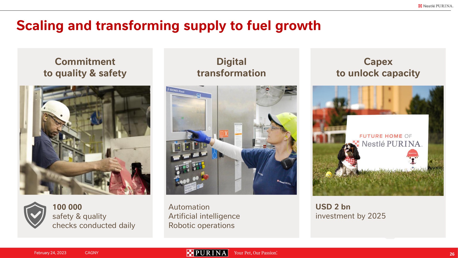 scaling and transforming supply to fuel growth | Nestle