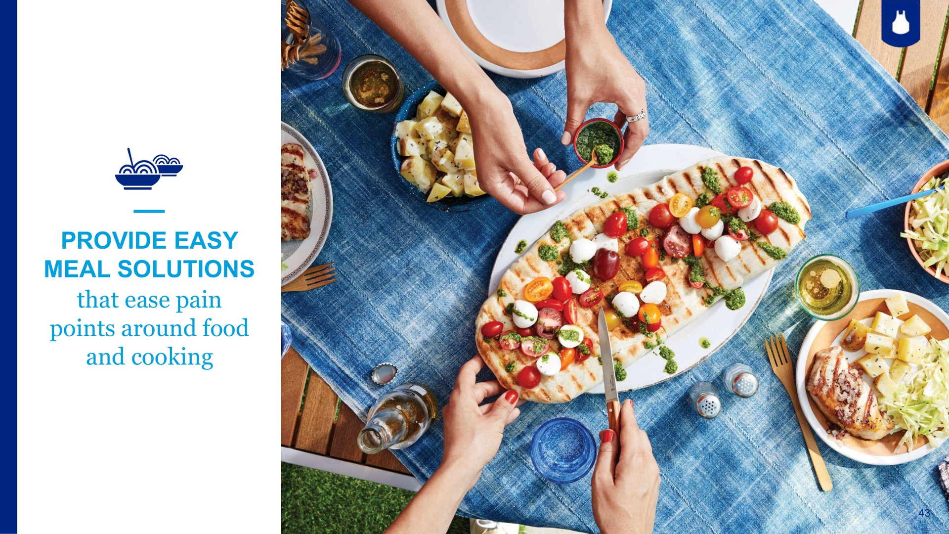 provide easy meal solutions that ease pain points around food and cooking | Blue Apron