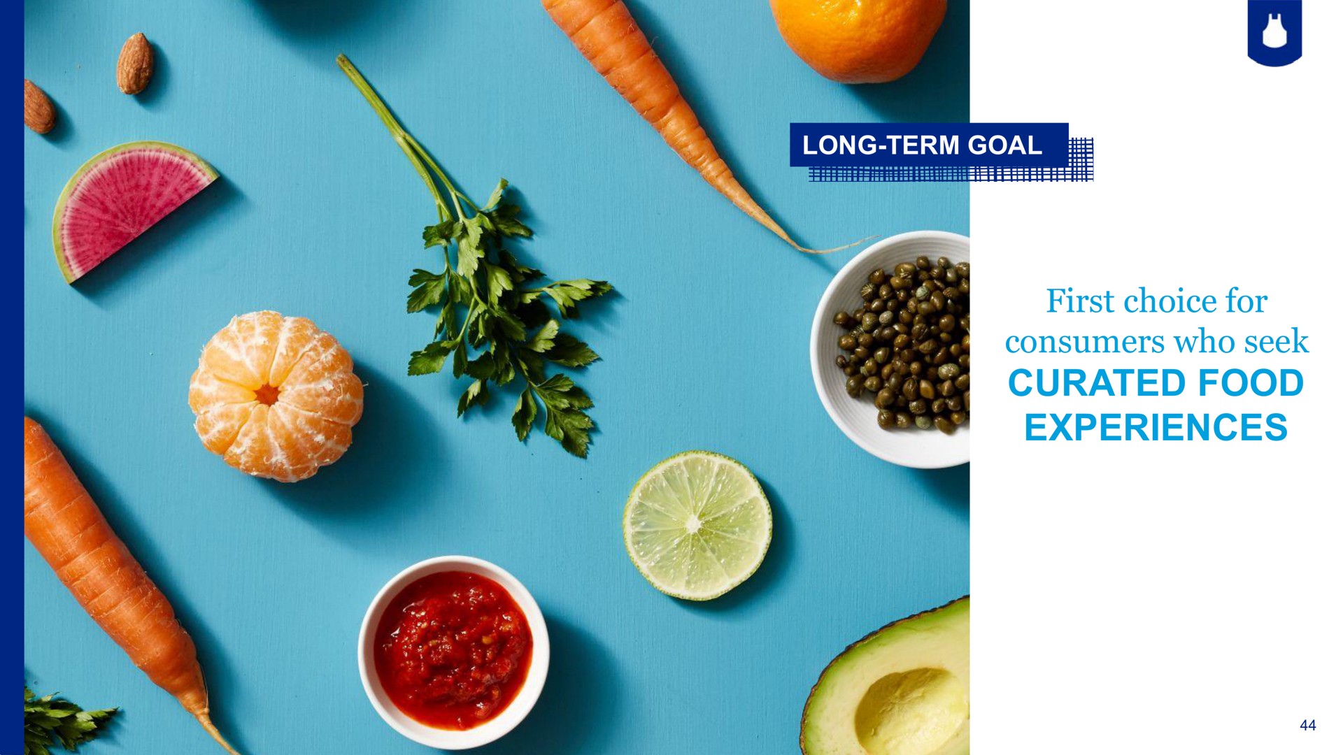long term goal first choice for consumers who seek food experiences | Blue Apron