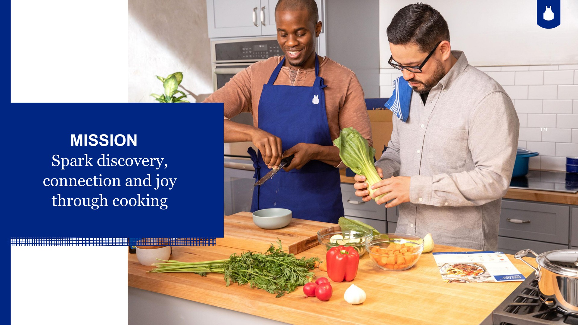 mission spark discovery connection and joy through cooking | Blue Apron