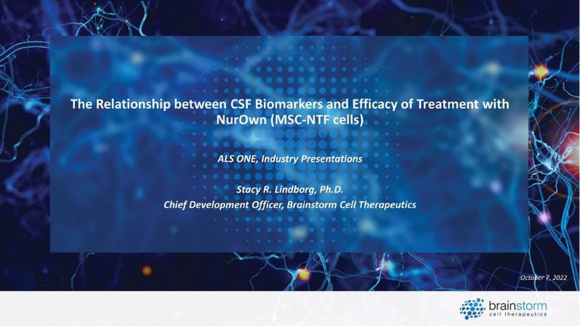 BrainStorm Cell Therapeutics - Investor Presentations And Pitch Decks ...