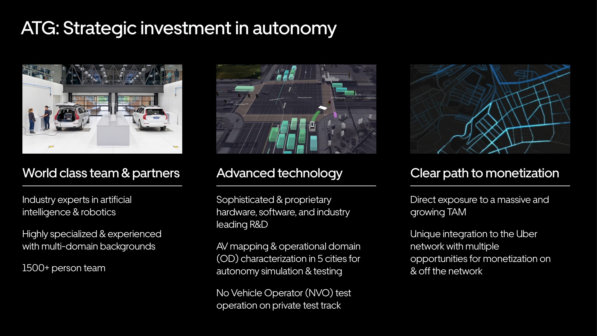 strategic investment in autonomy | Uber