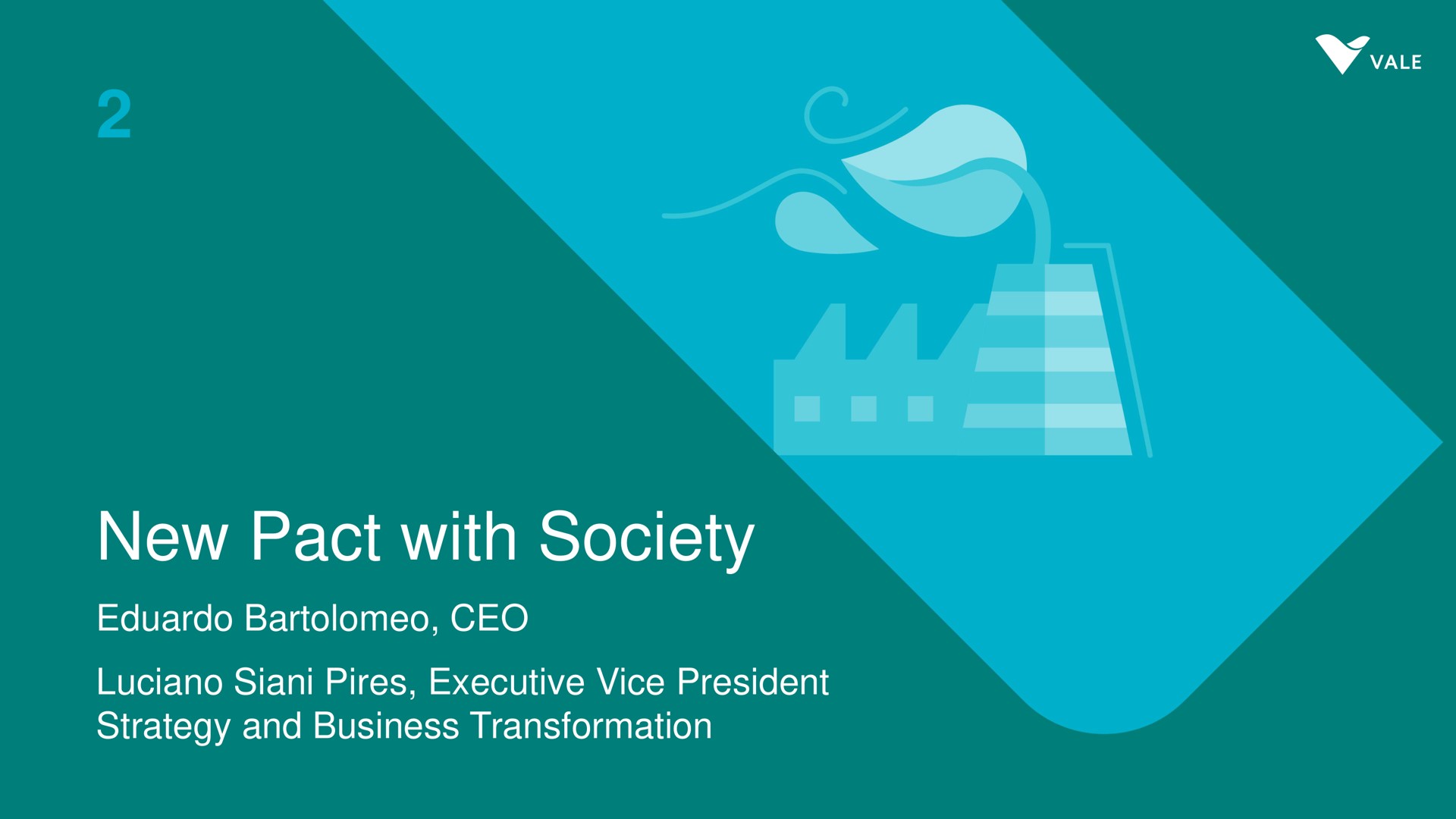 new pact with society executive vice president strategy and business transformation | Vale
