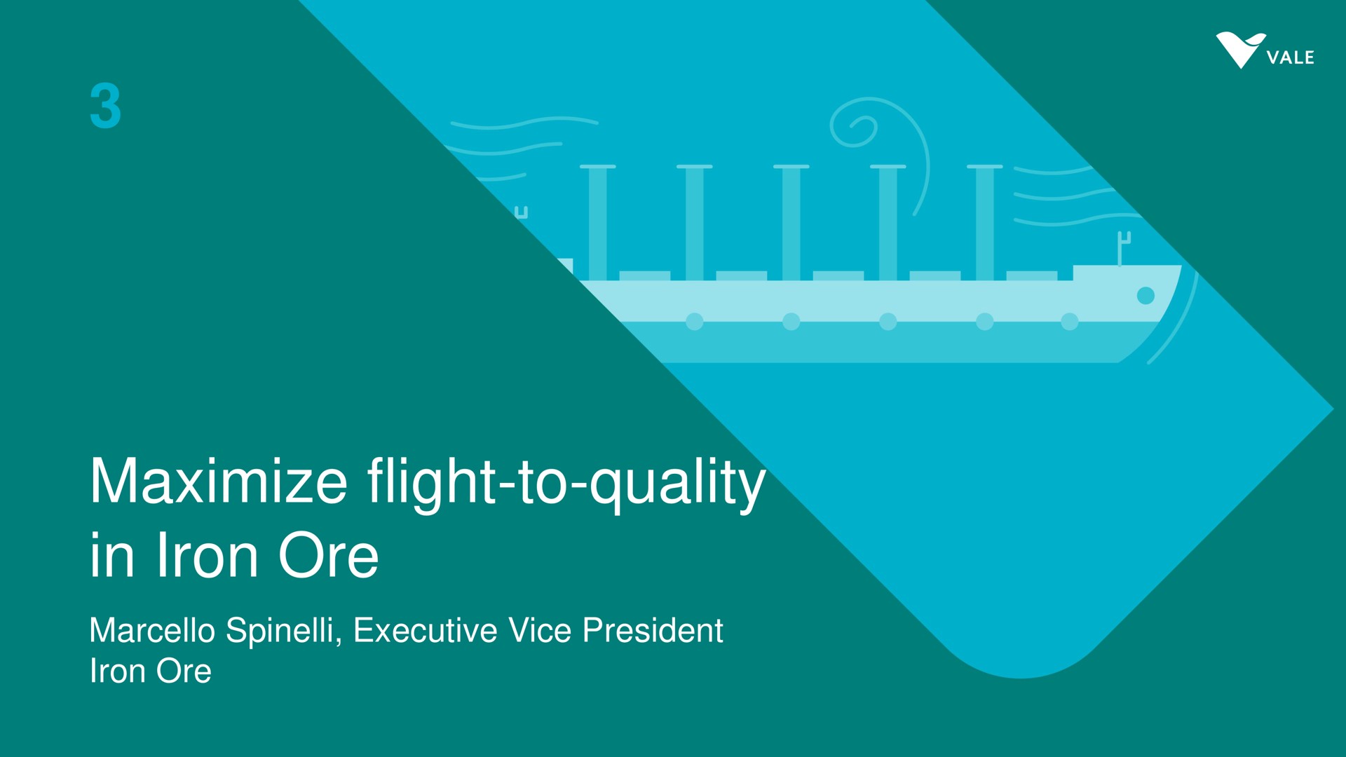 maximize flight to quality in iron ore marcello executive vice president iron ore | Vale