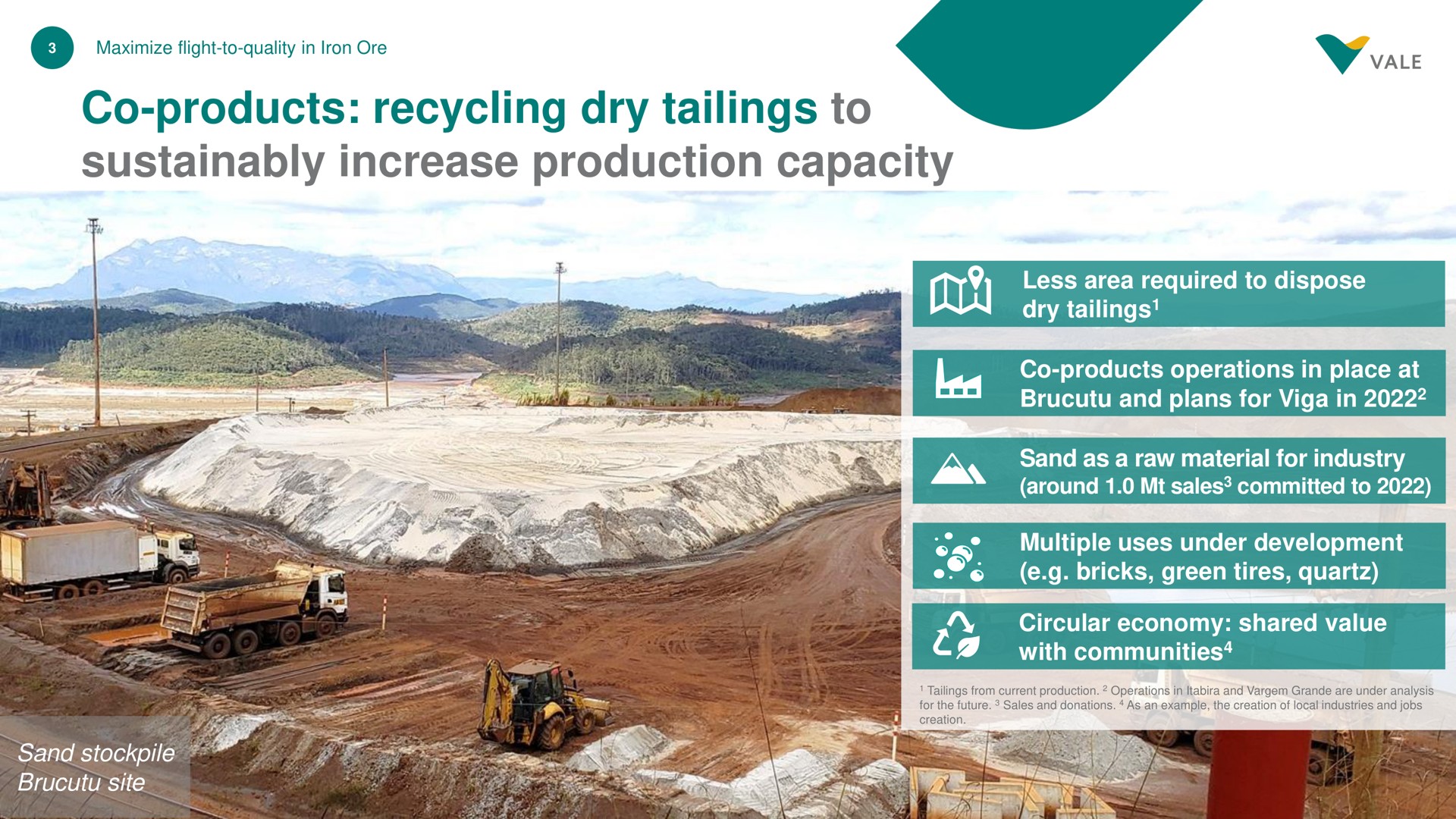 products recycling dry tailings to increase production capacity | Vale