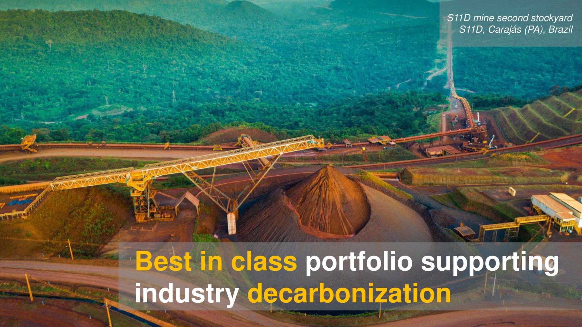 best in class portfolio supporting industry decarbonization ame a a | Vale