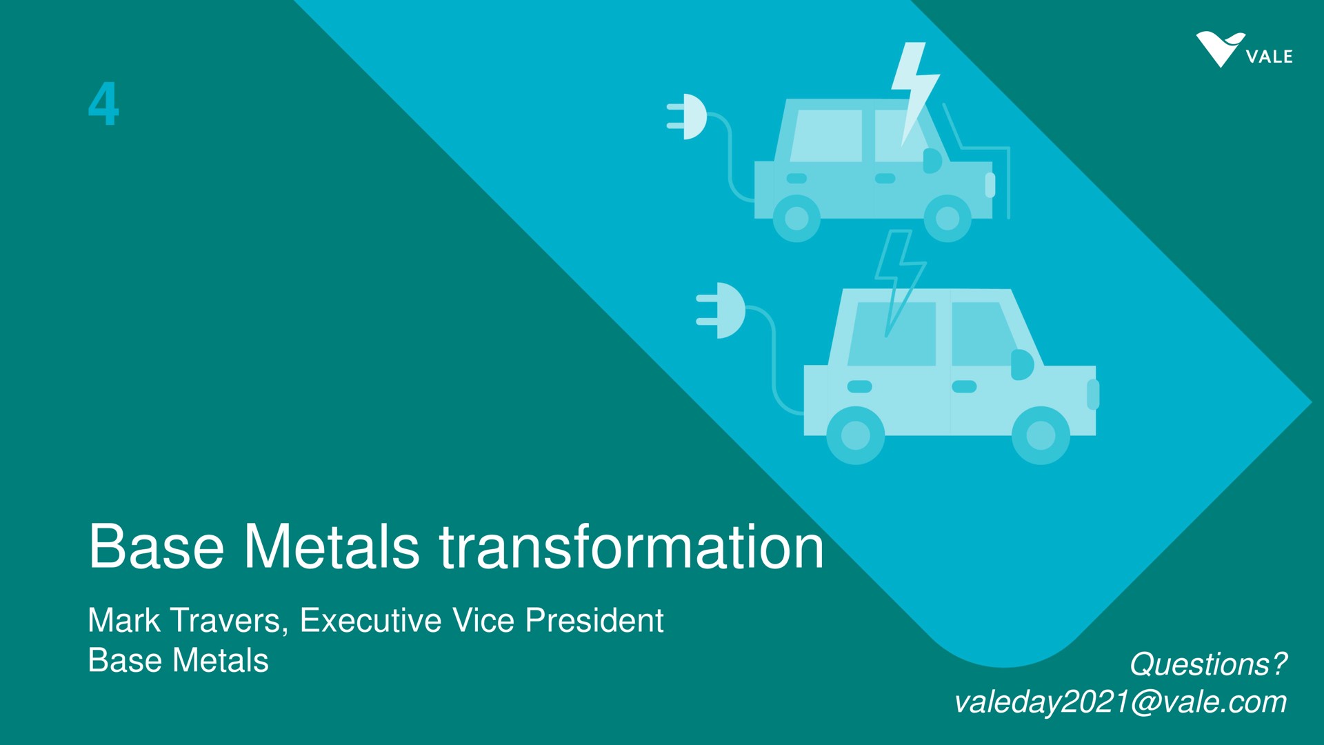 base metals transformation mark executive vice president base metals questions vale | Vale