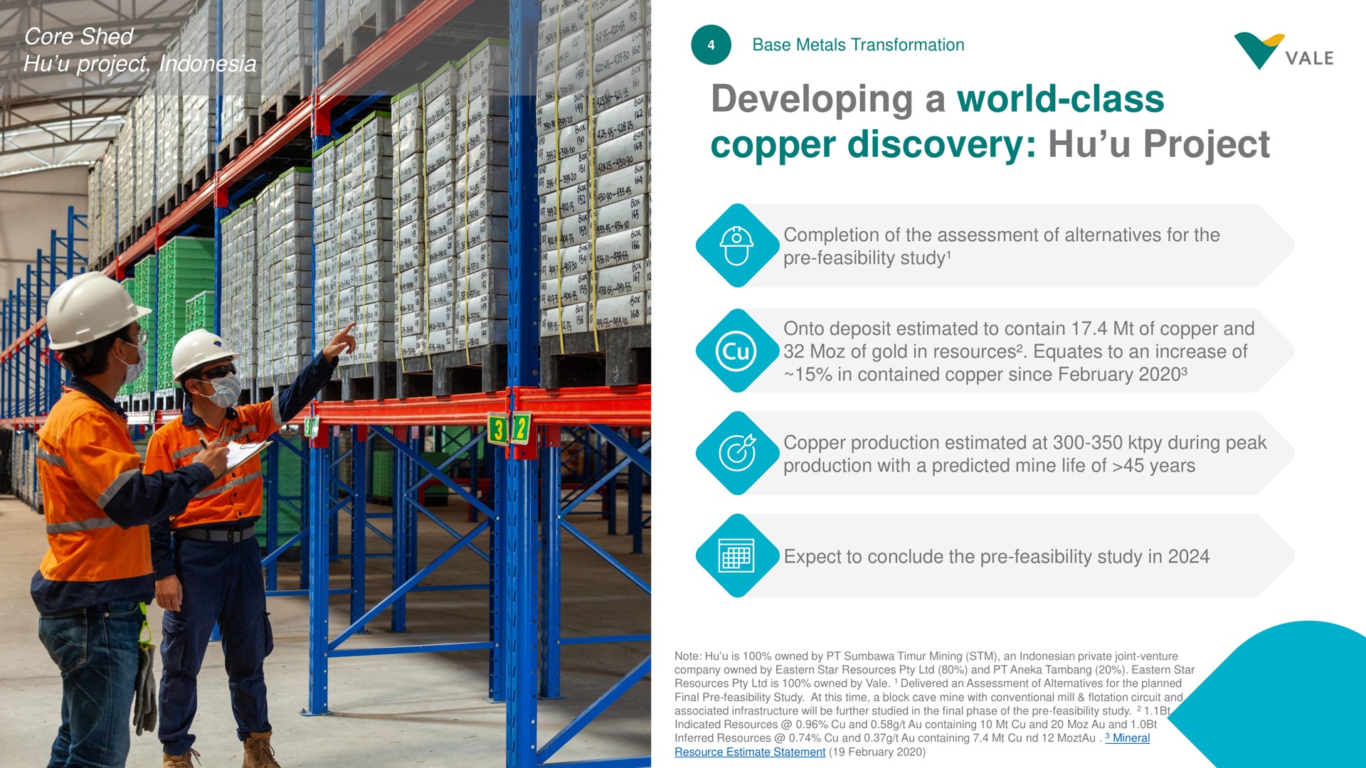 developing a world class copper discovery project | Vale