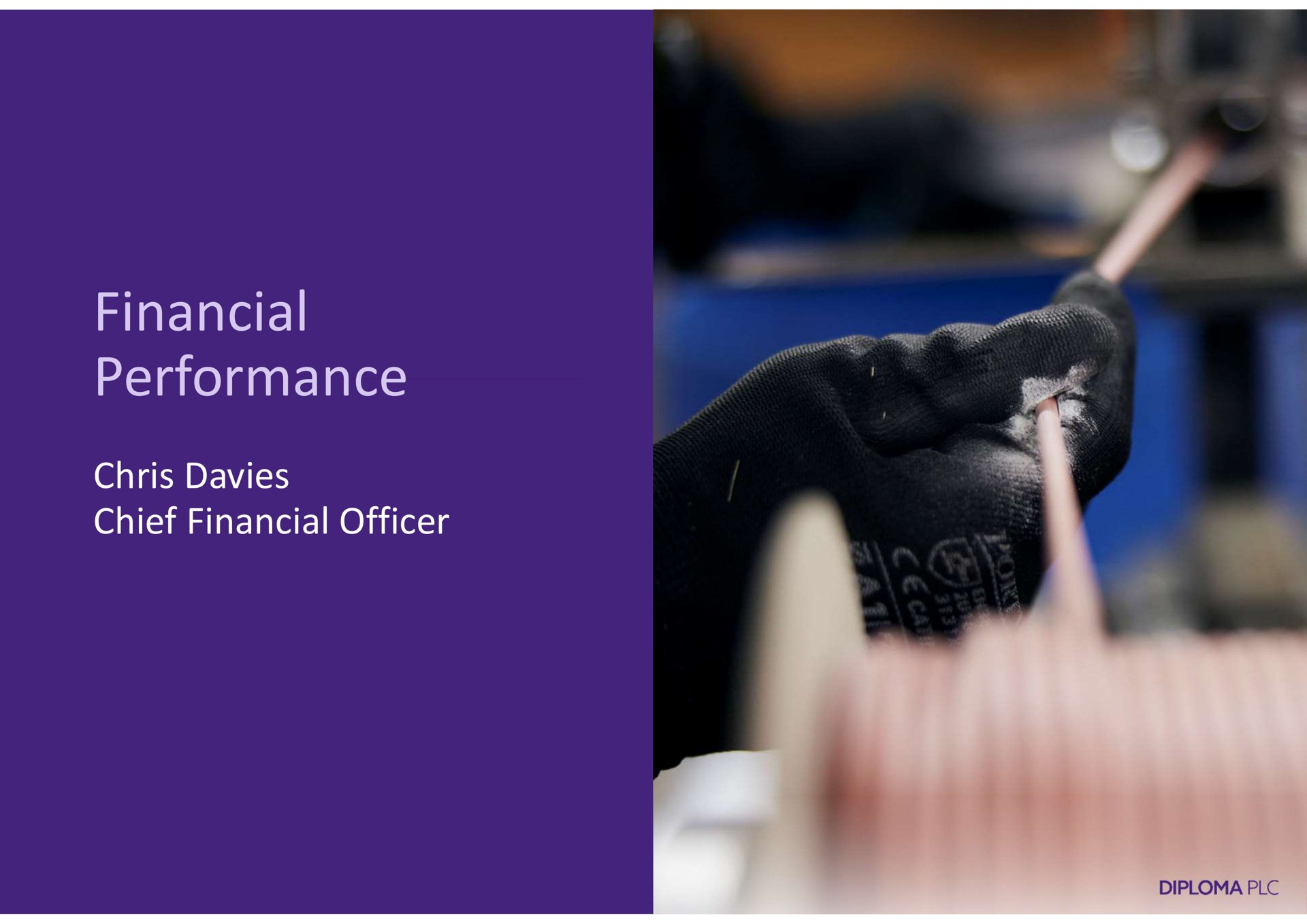 financial performance davies chief financial officer | Diploma