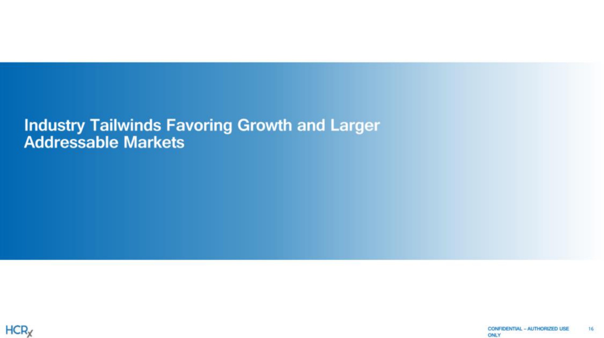 industry favoring growth and markets | Healthcare Royalty