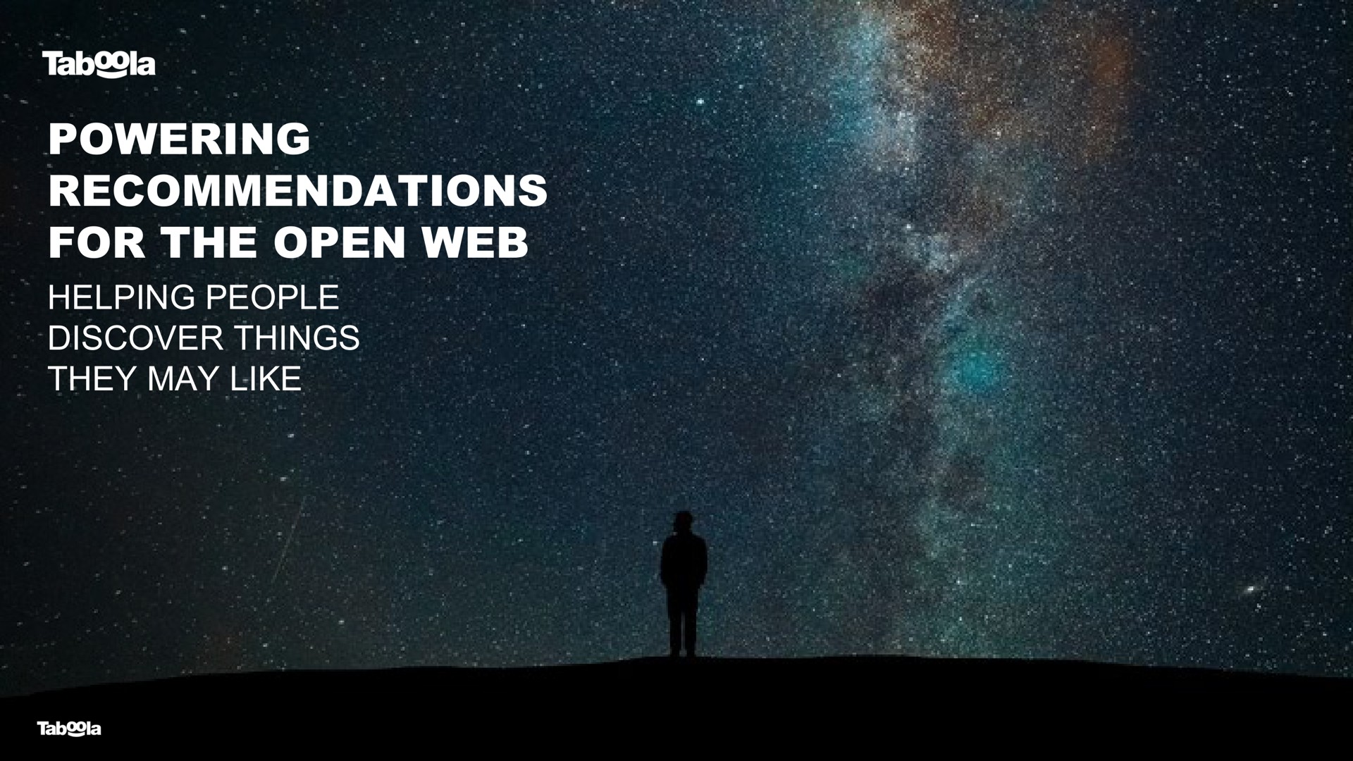 powering recommendations for the open web | Taboola