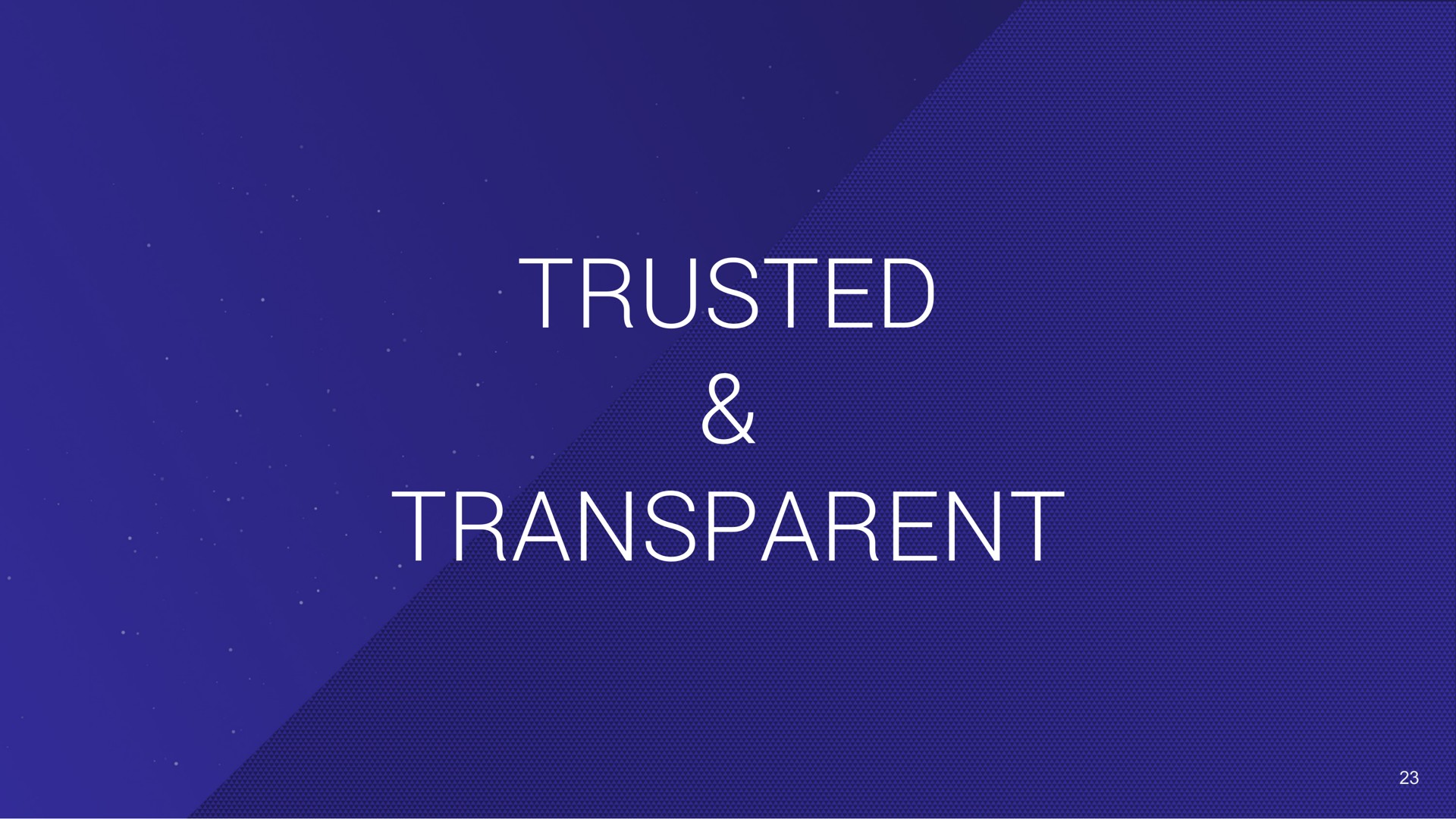trusted transparent bee | Voyager Digital