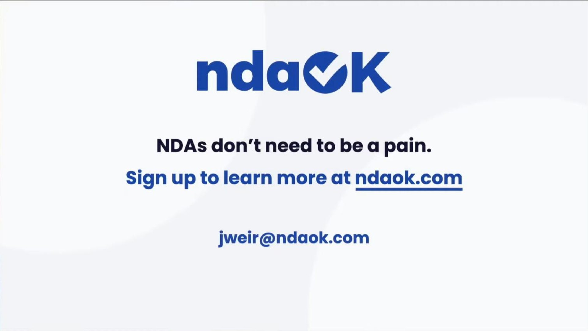 don need to be a pain sign up to learn more at | ndaOK
