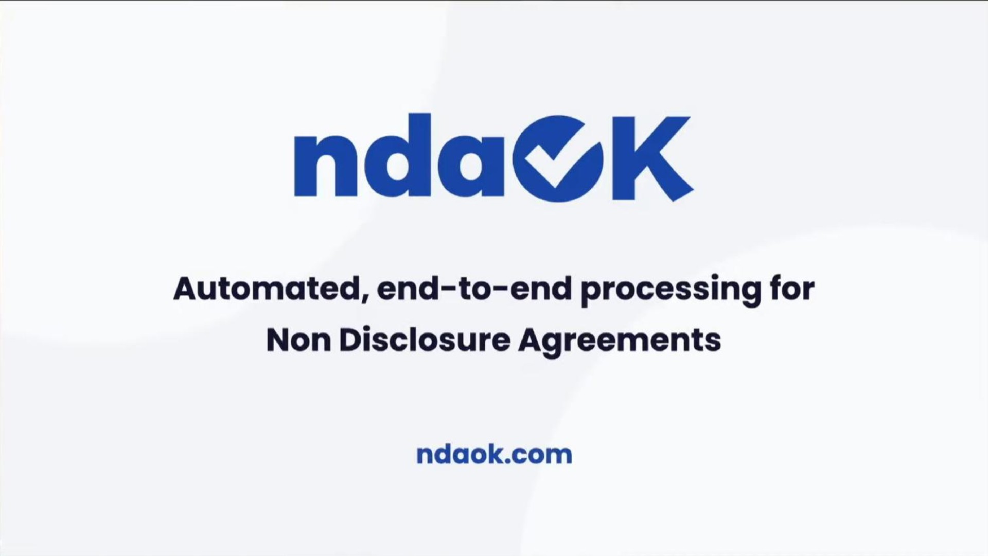 end to end processing for non disclosure agreements | ndaOK