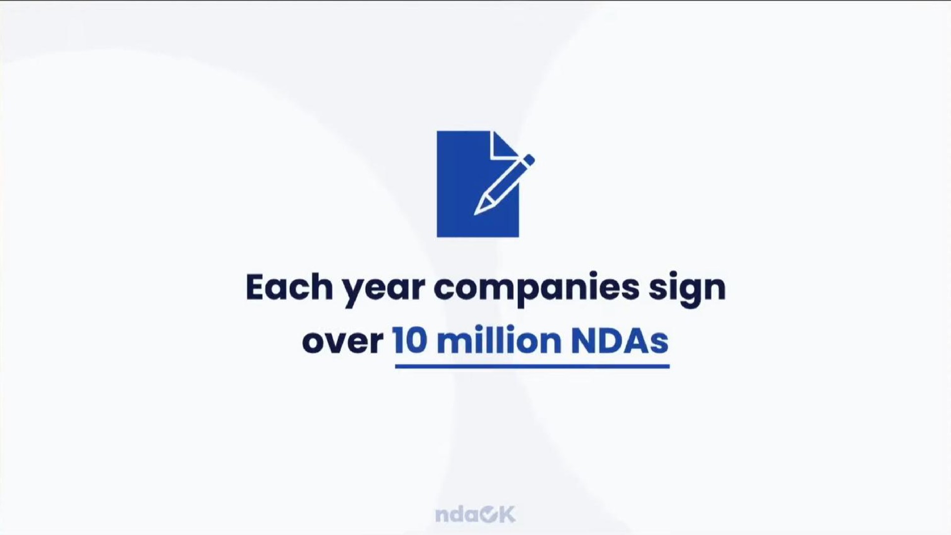 each year companies sign over million | ndaOK