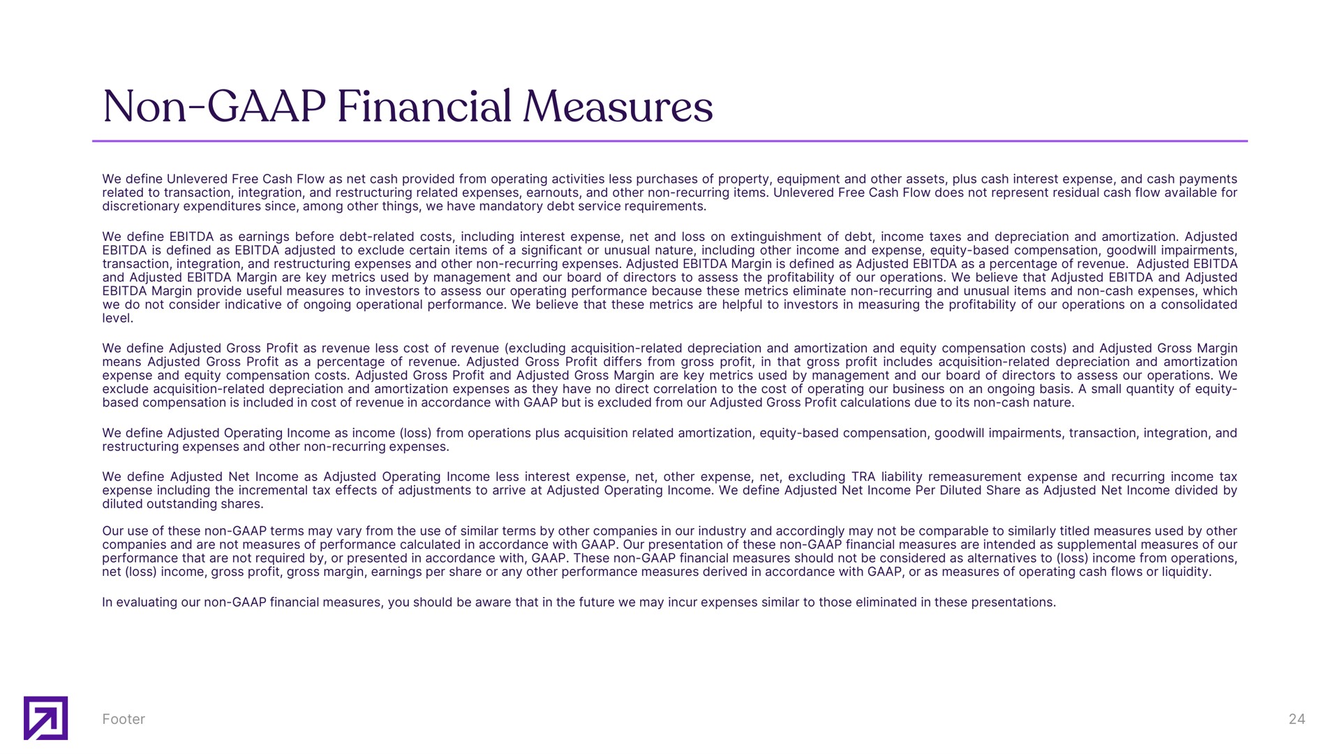 non financial measures | Definitive Healthcare