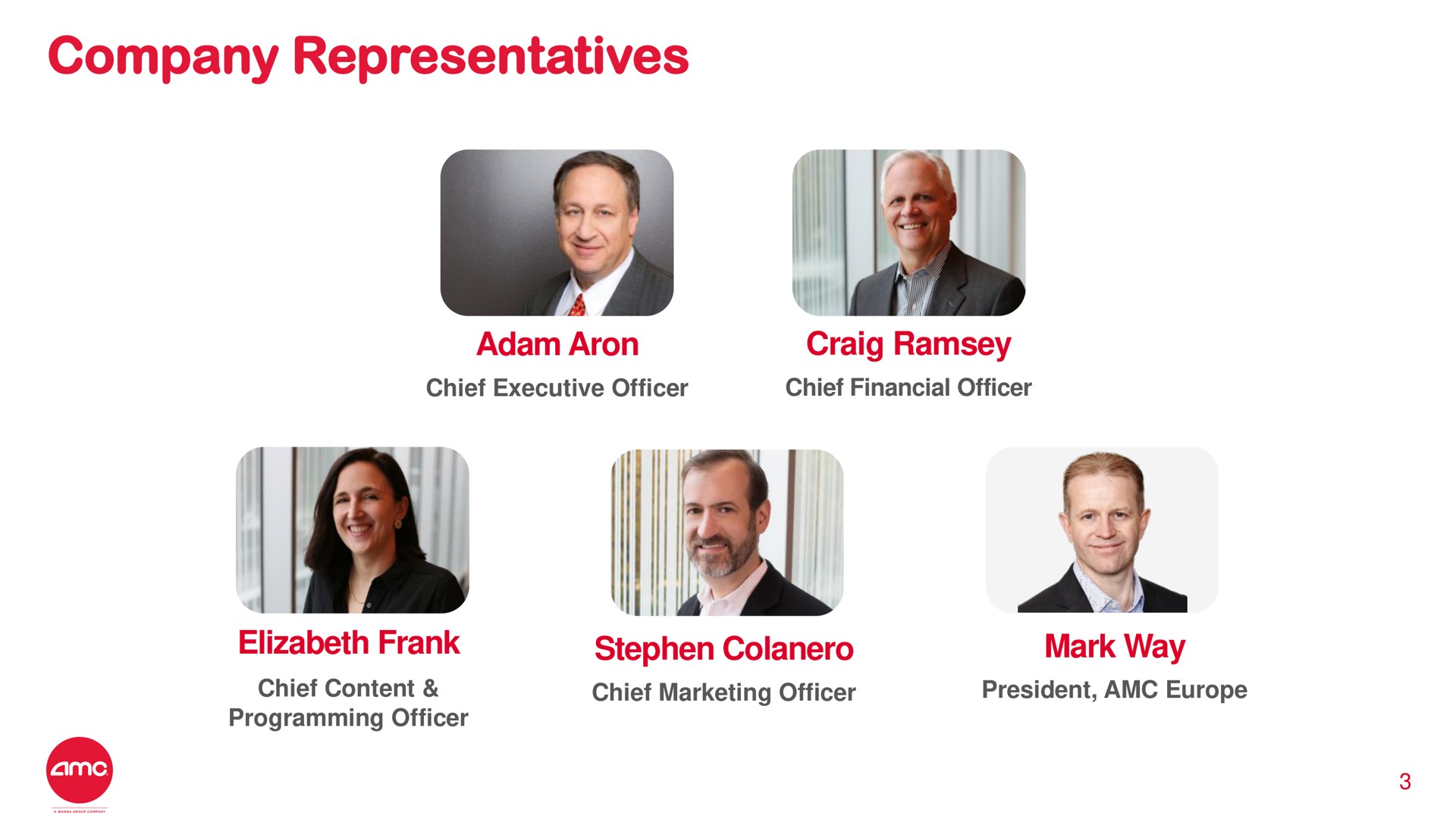company representatives | AMC
