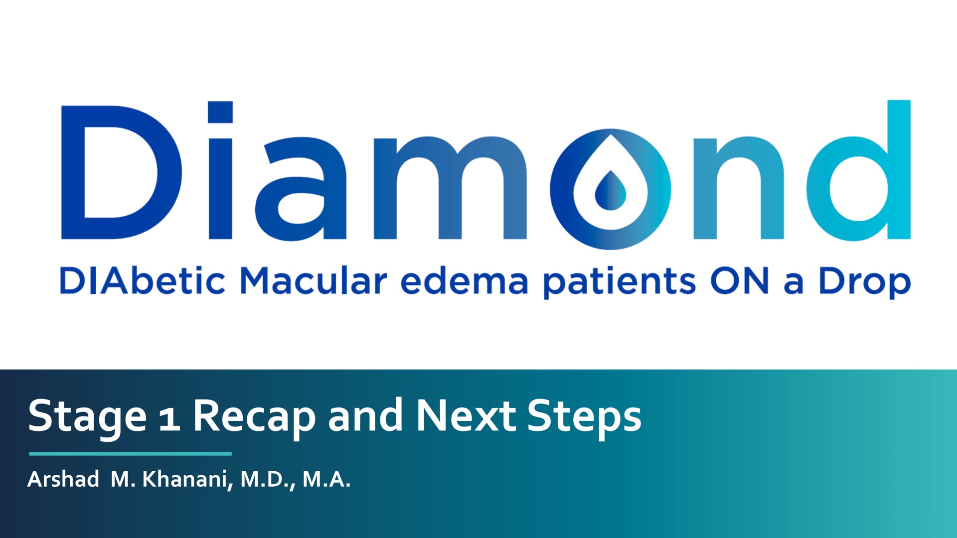 stage recap and next steps diabetic macular edema patients on a drop diamond | Oculis
