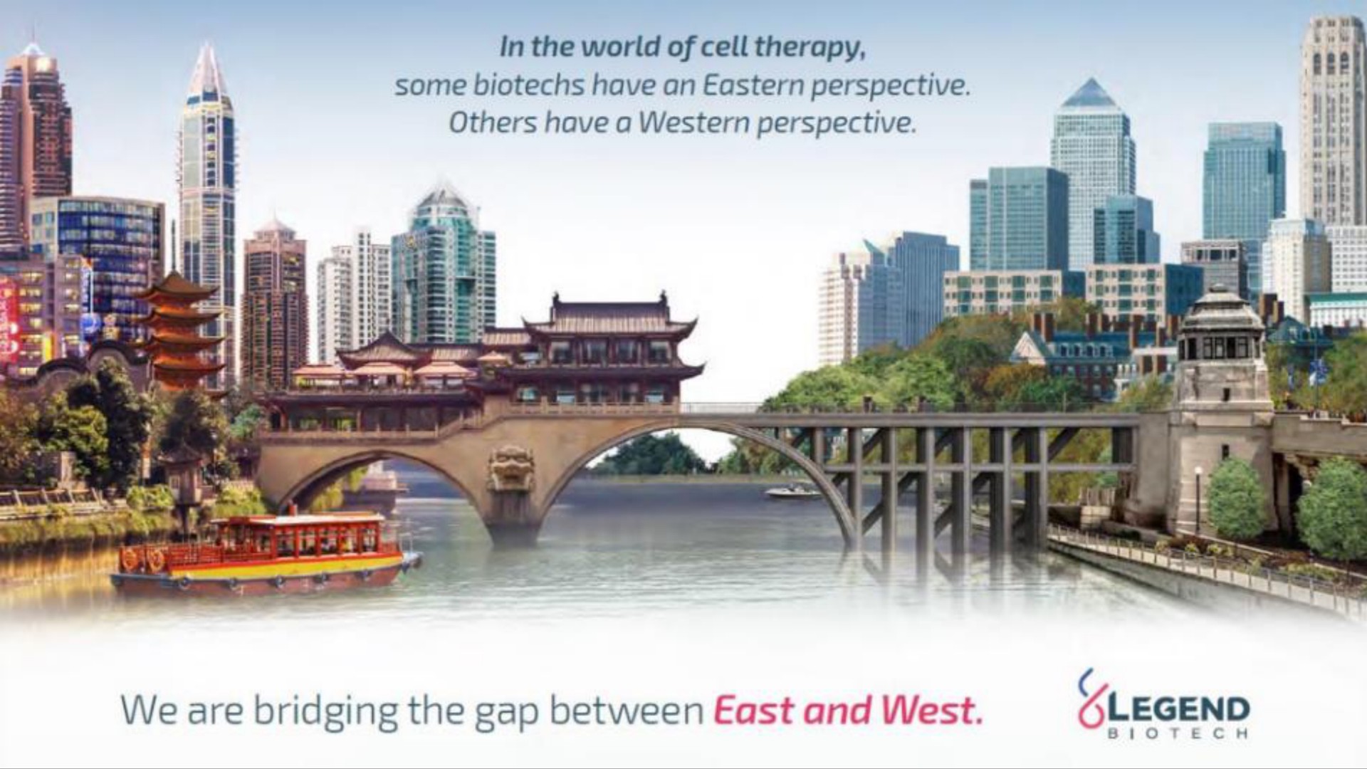 we are bridging the gap between east and west | Legend Biotech