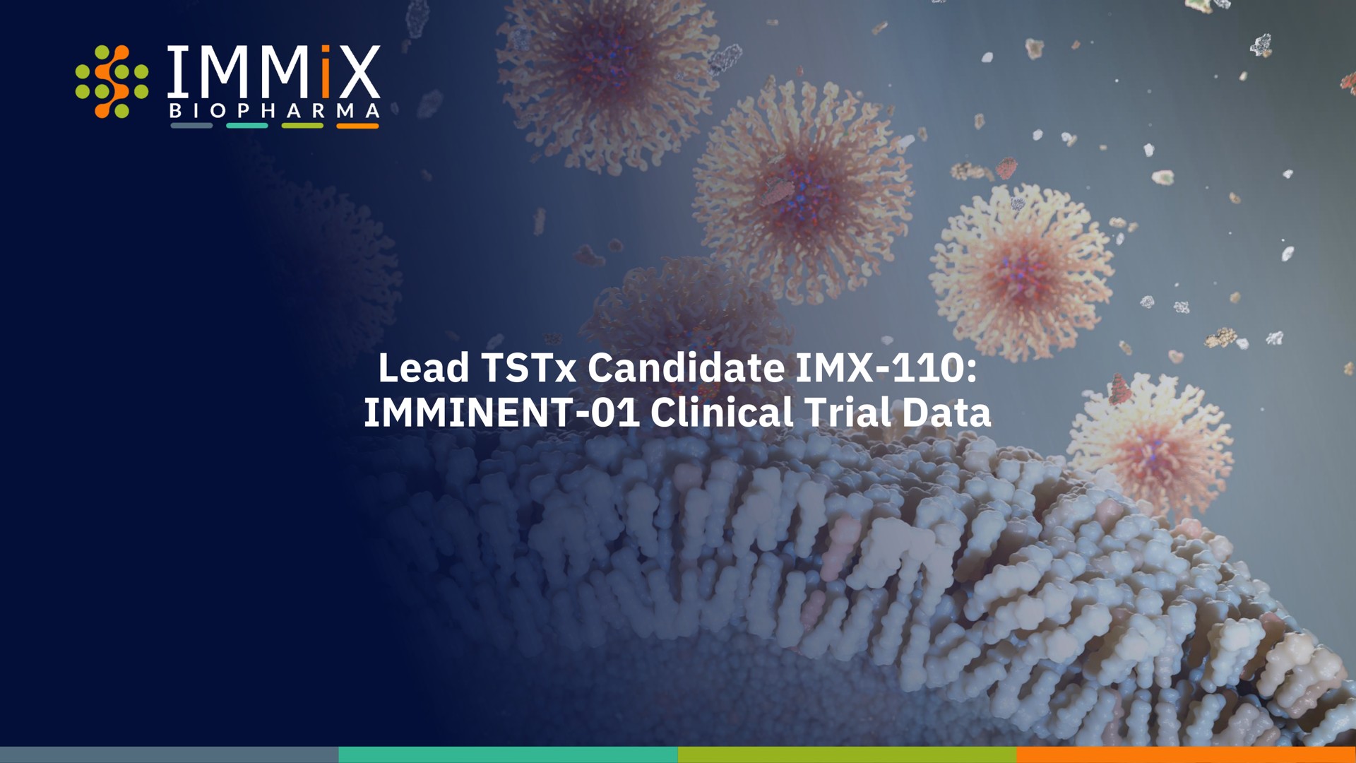 lead candidate imminent clinical trial data regret clinic ors | Immix Biopharma