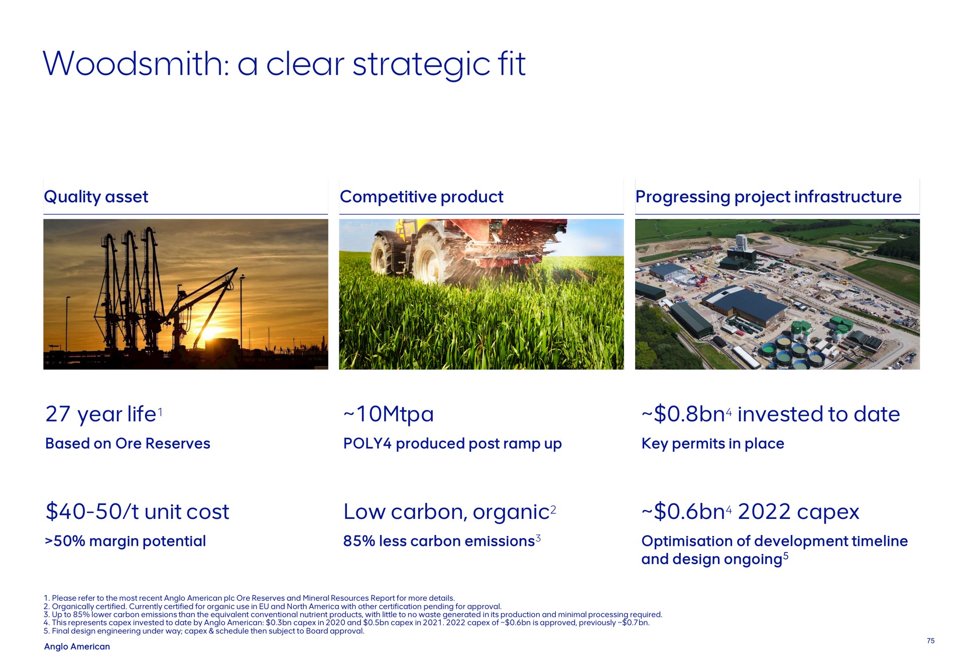 a clear strategic fit | AngloAmerican