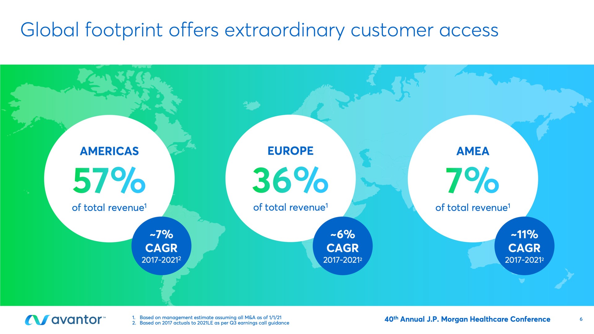 global footprint offers extraordinary customer access | Avantor