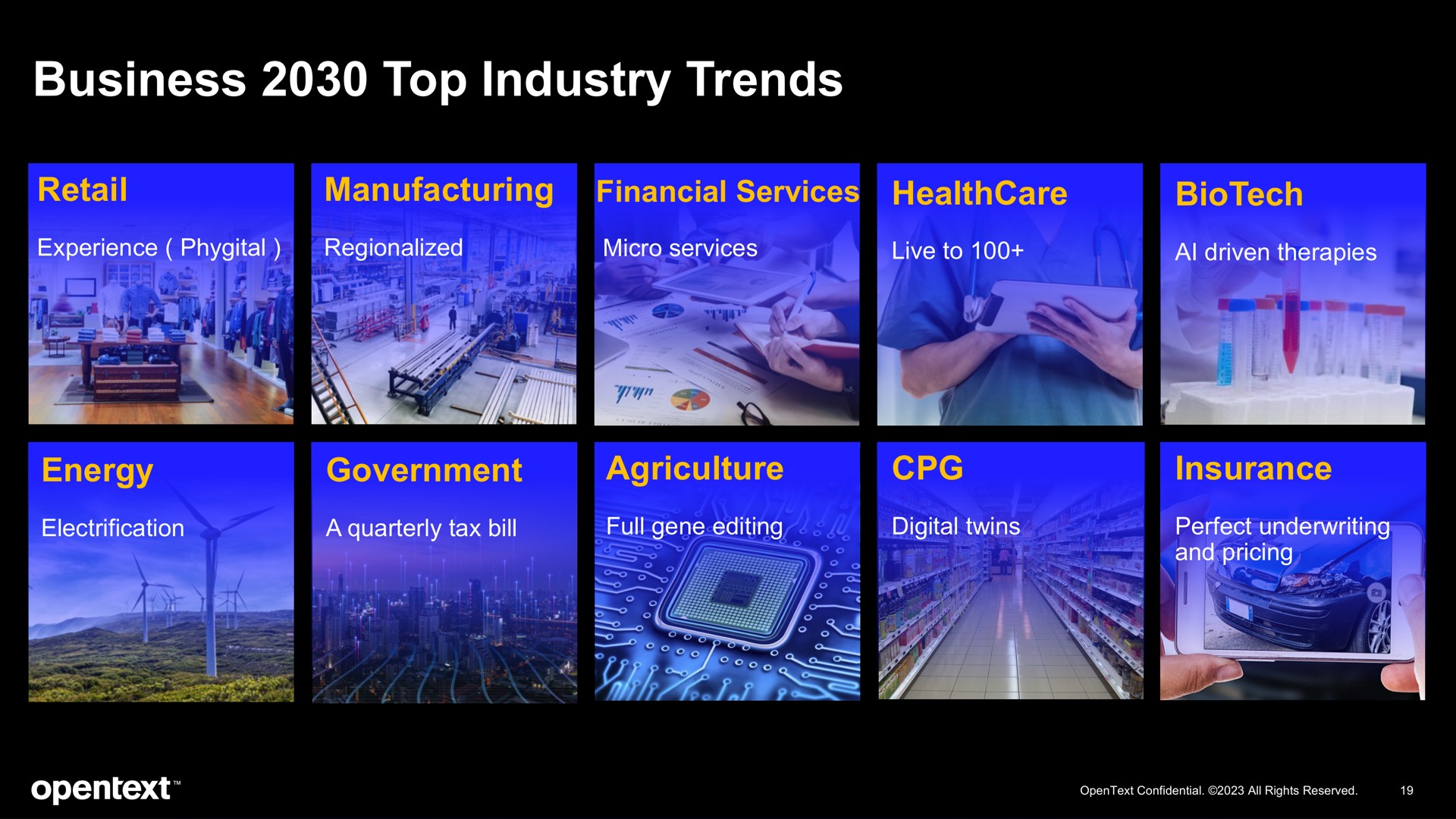 business top industry trends a | OpenText