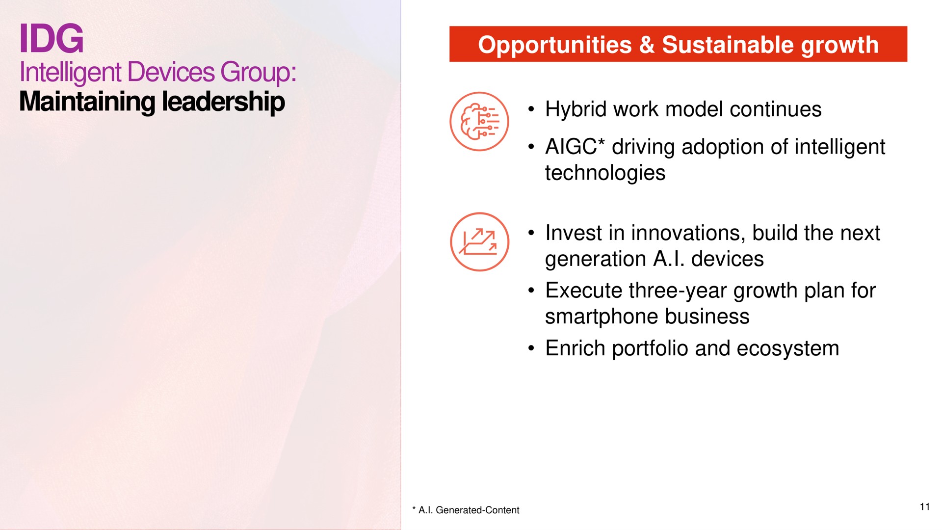 intelligent devices group maintaining leadership opportunities sustainable growth i hybrid work model continues | Lenovo
