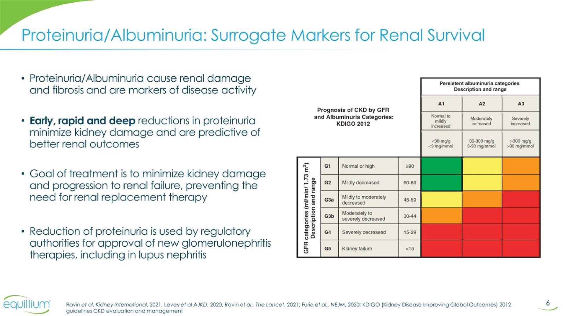 proteinuria albuminuria surrogate markers for renal survival we | Equillium