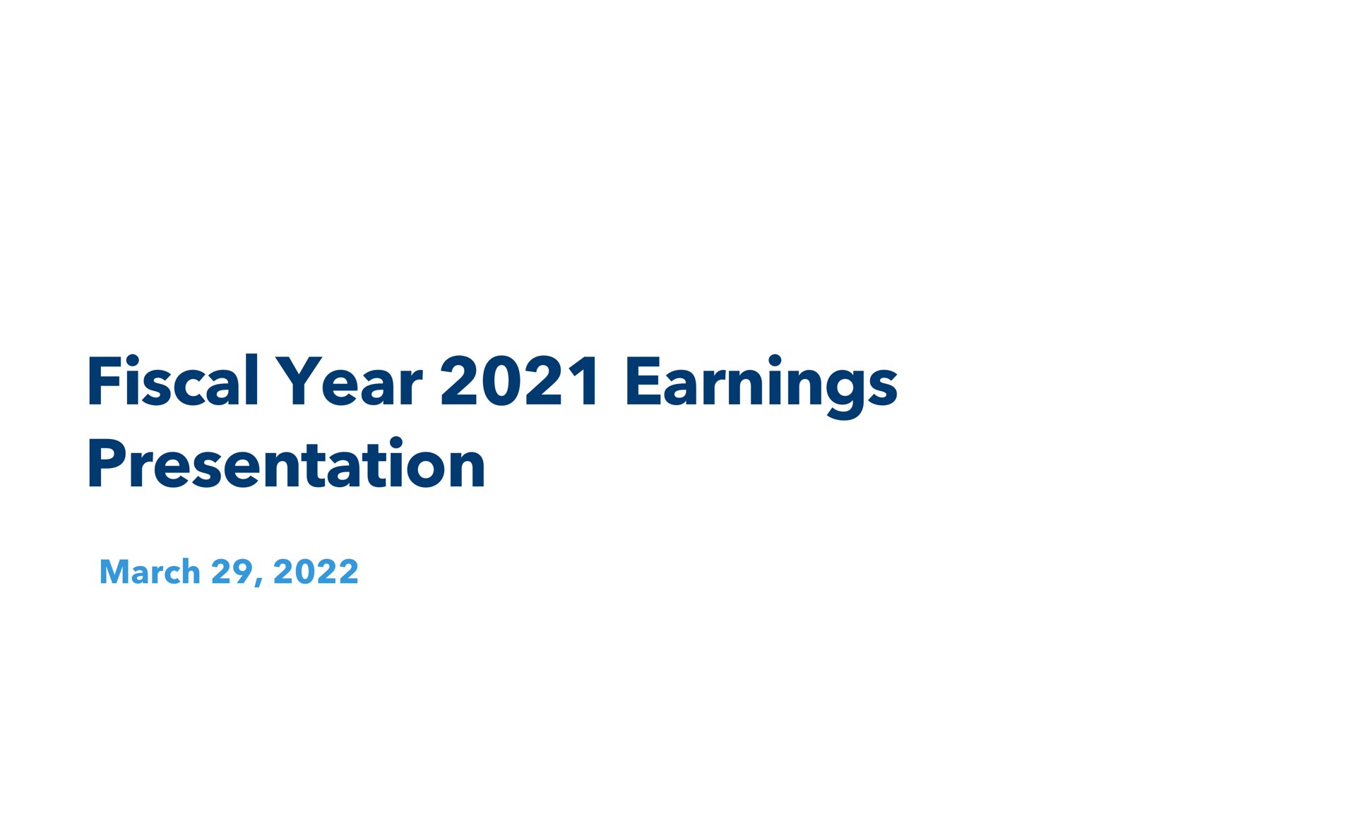 fiscal year earnings presentation | Core Scientific