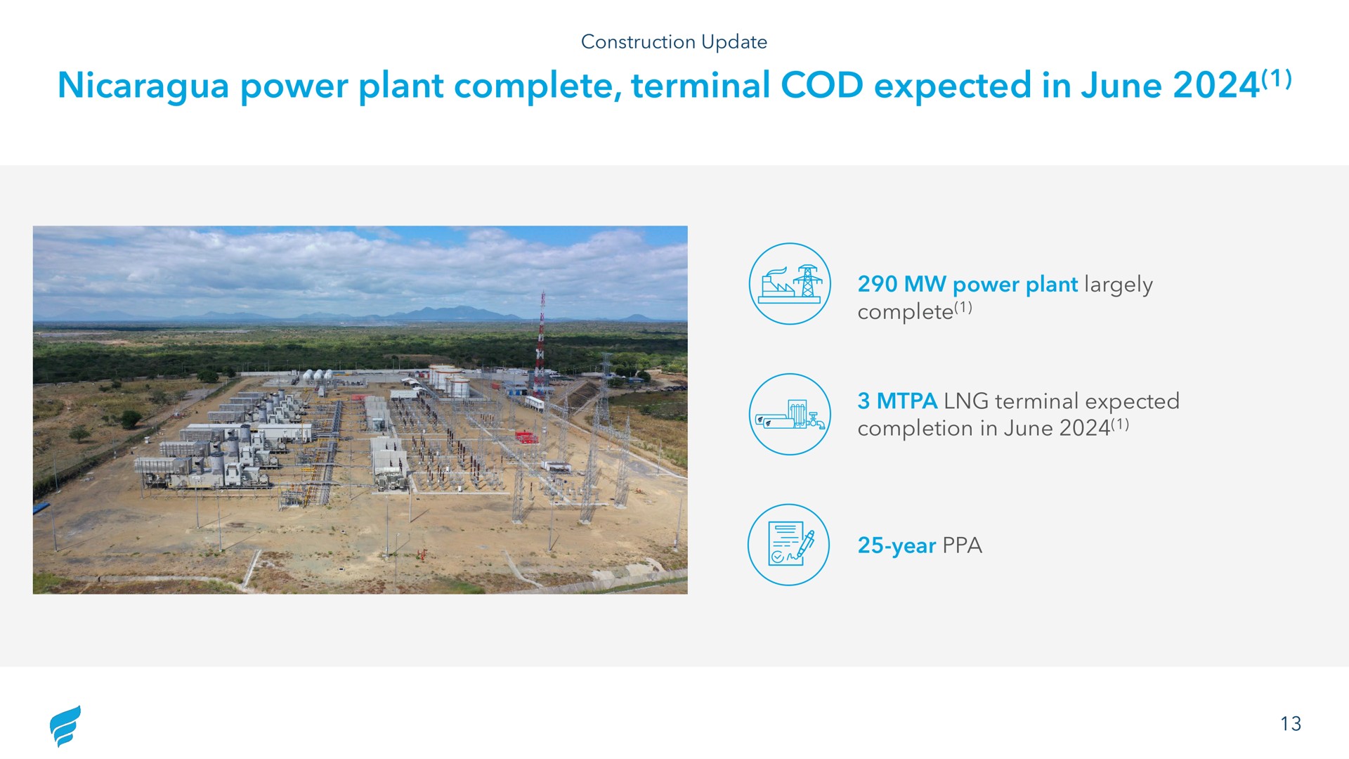 power plant complete terminal cod expected in june power plant largely complete terminal expected completion in june year | NewFortress Energy