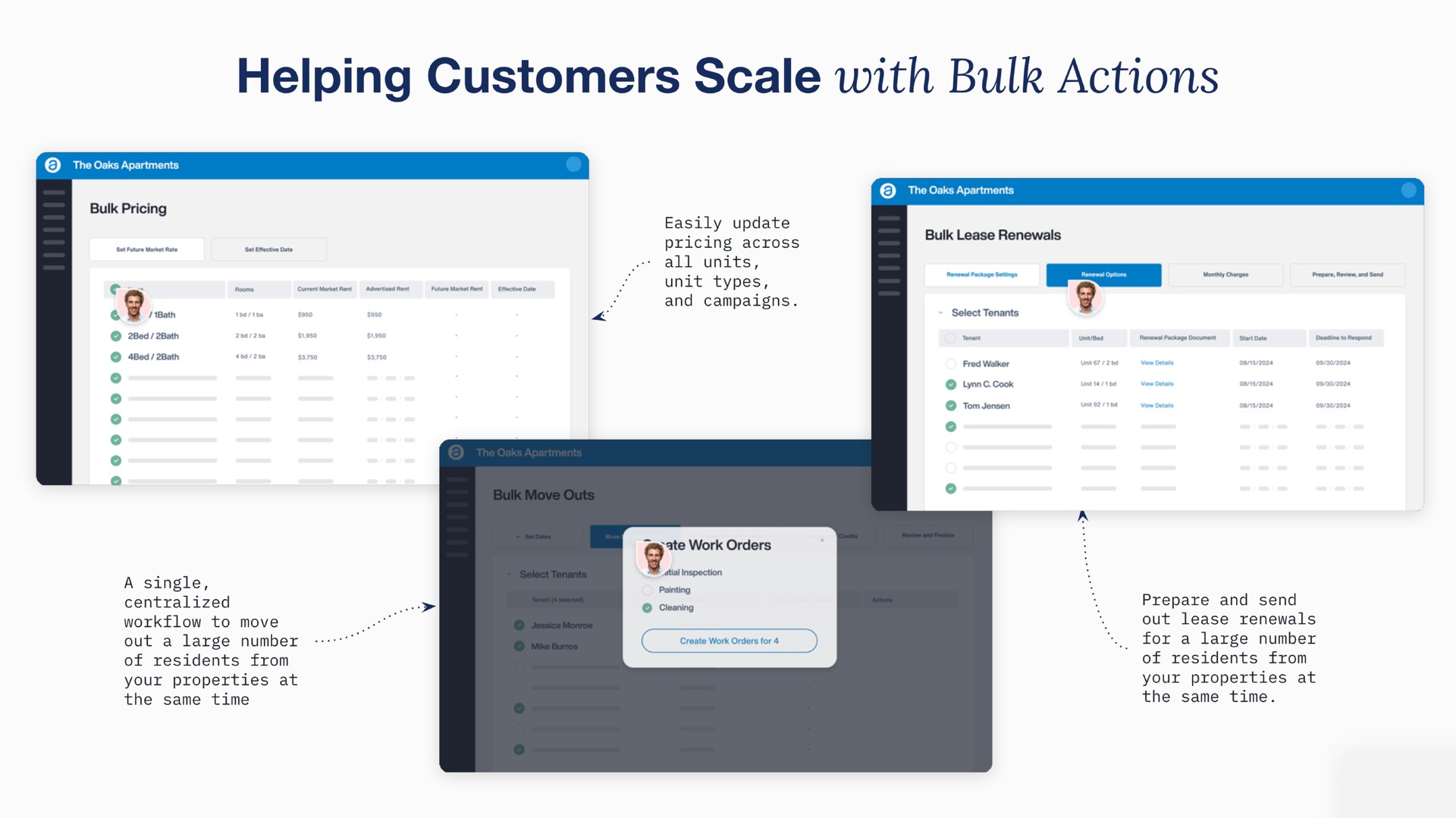 helping customers scale with bulk actions | AppFolio