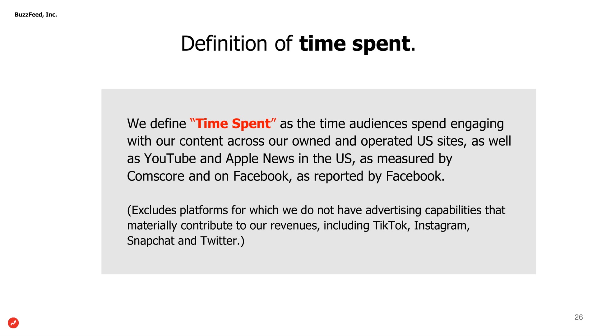definition of time spent | BuzzFeed