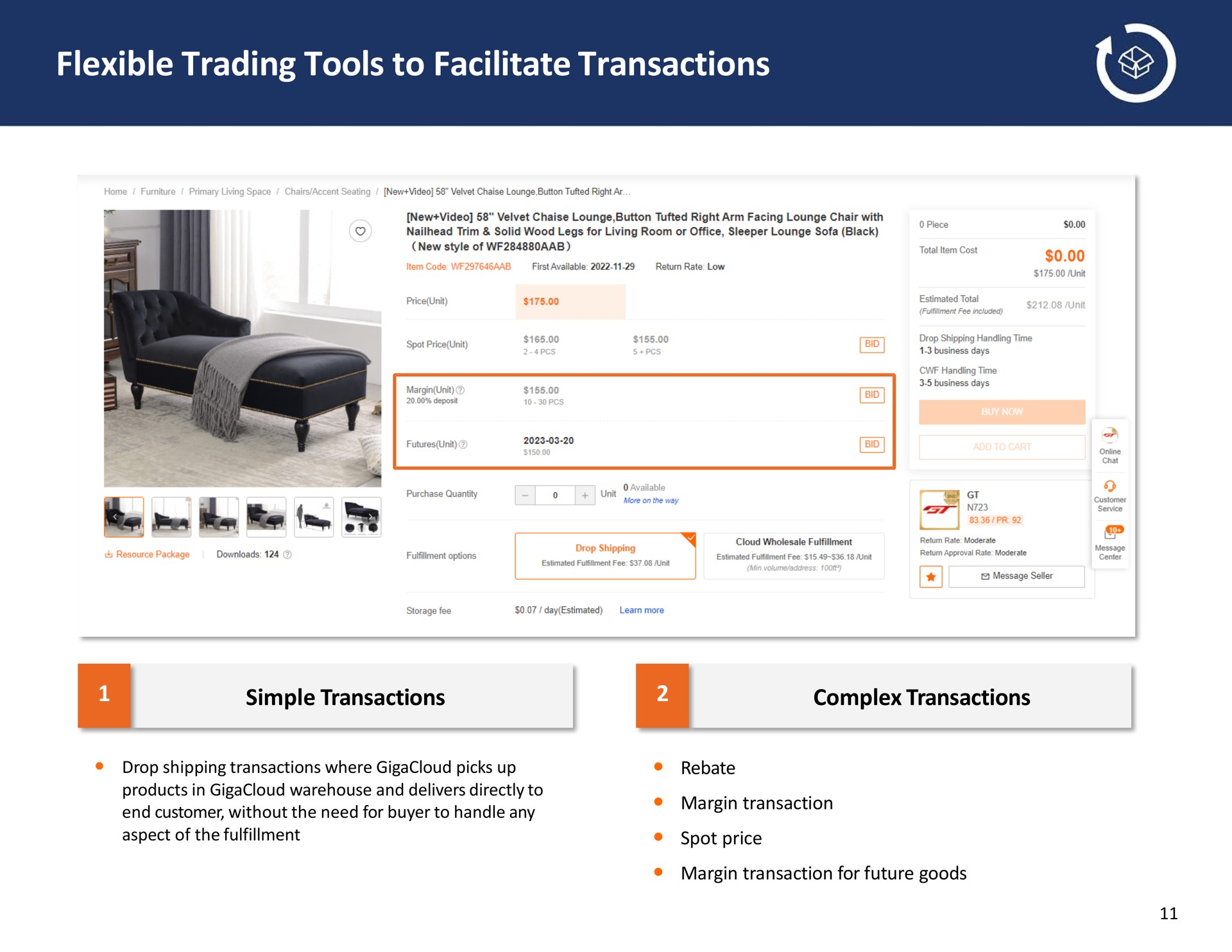 flexible trading tools to facilitate transactions | GigaCloud Technology