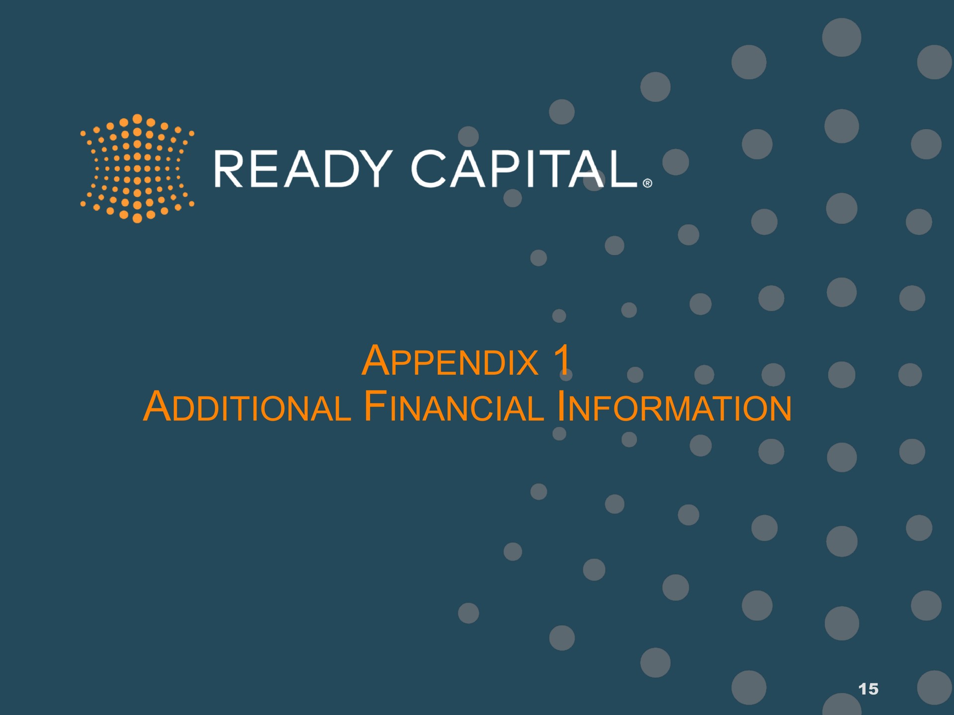 appendix additional financial information ready capital | Ready Capital