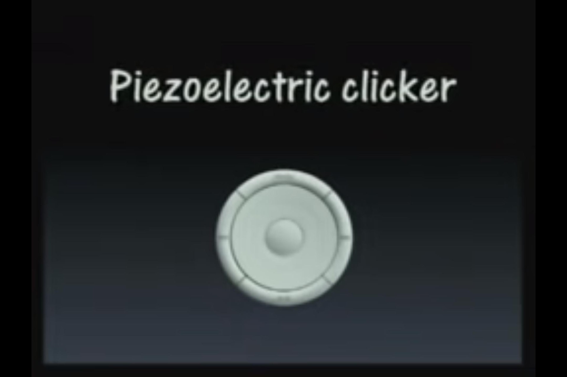 piezoelectric clicker | Apple