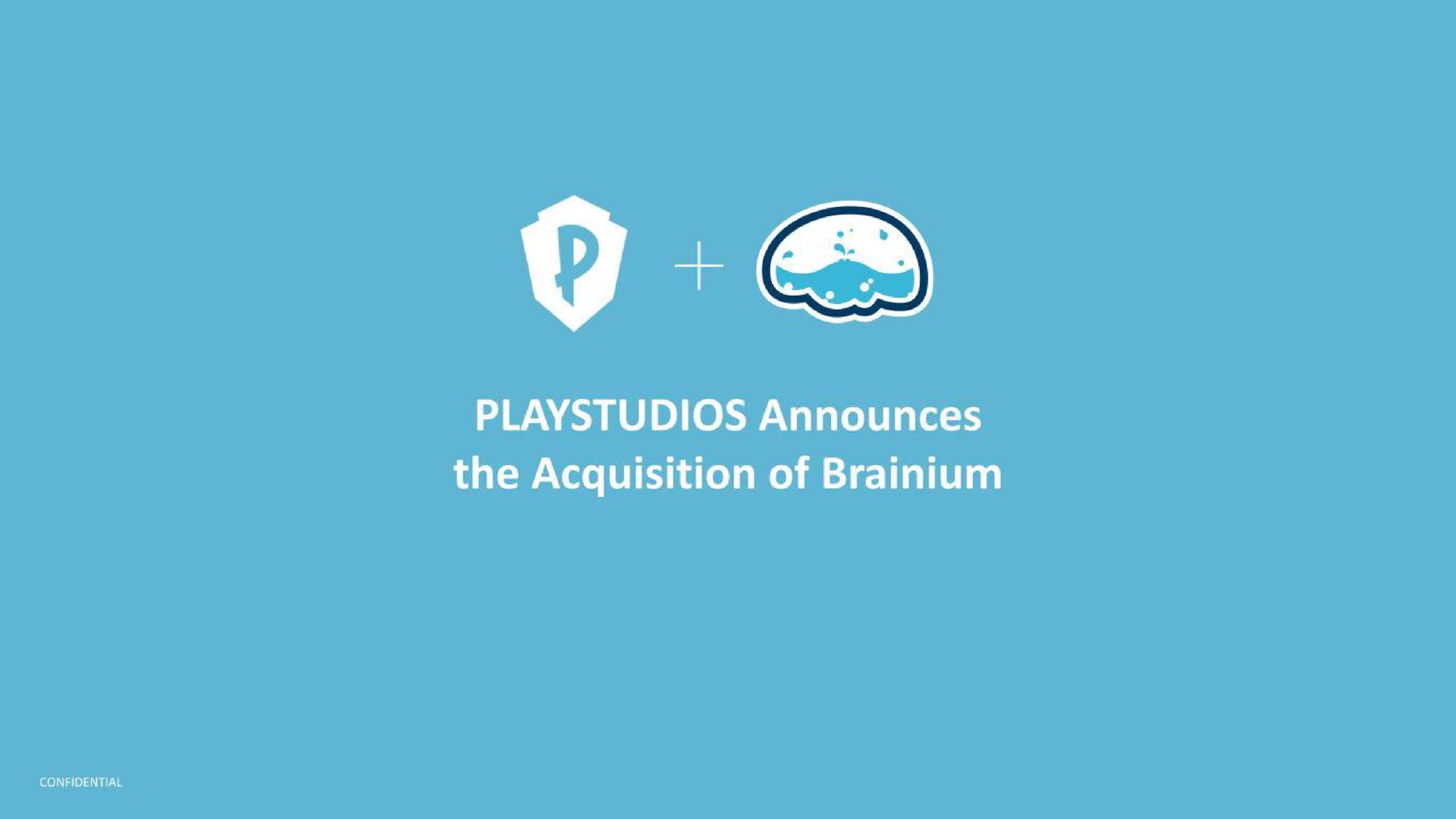 announces the acquisition of | Playstudios