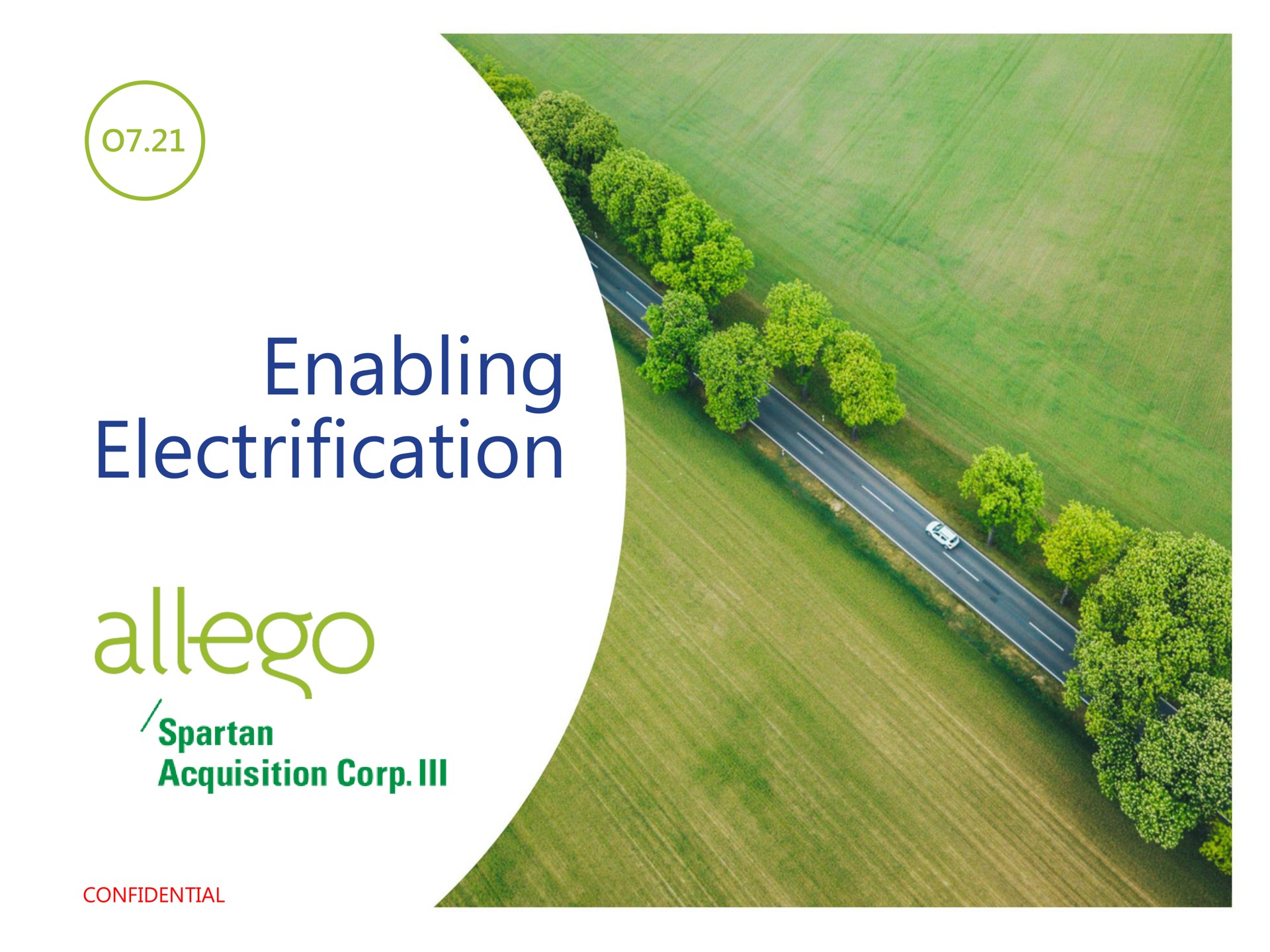 materials enabling for electrification discussion acquisition corp ill confidential | Allego