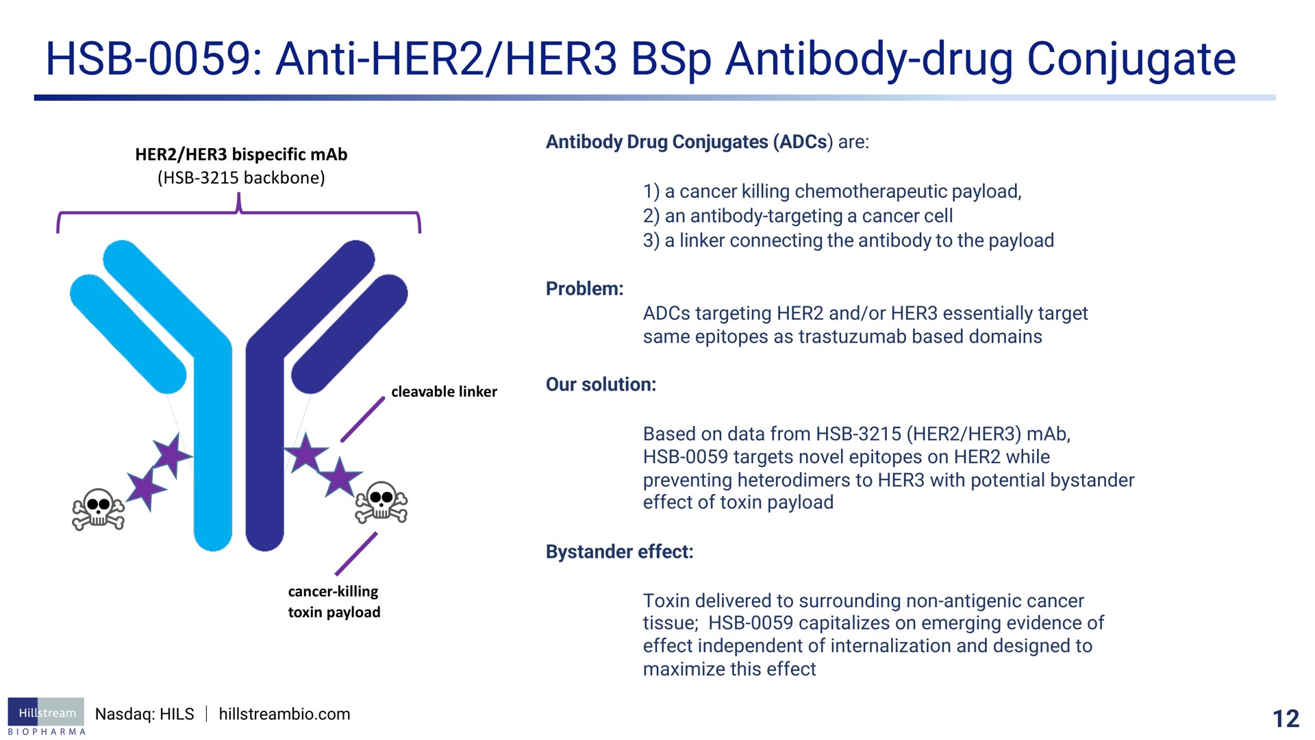 anti her her antibody drug conjugate ates | Hillstream BioPharma