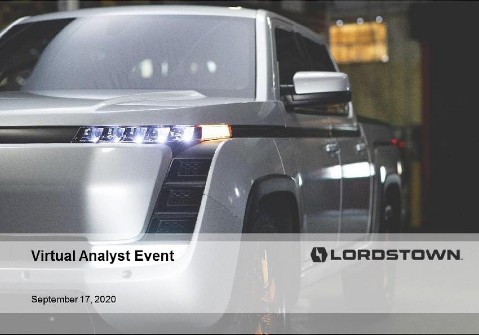 virtual analyst event | Lordstown Motors