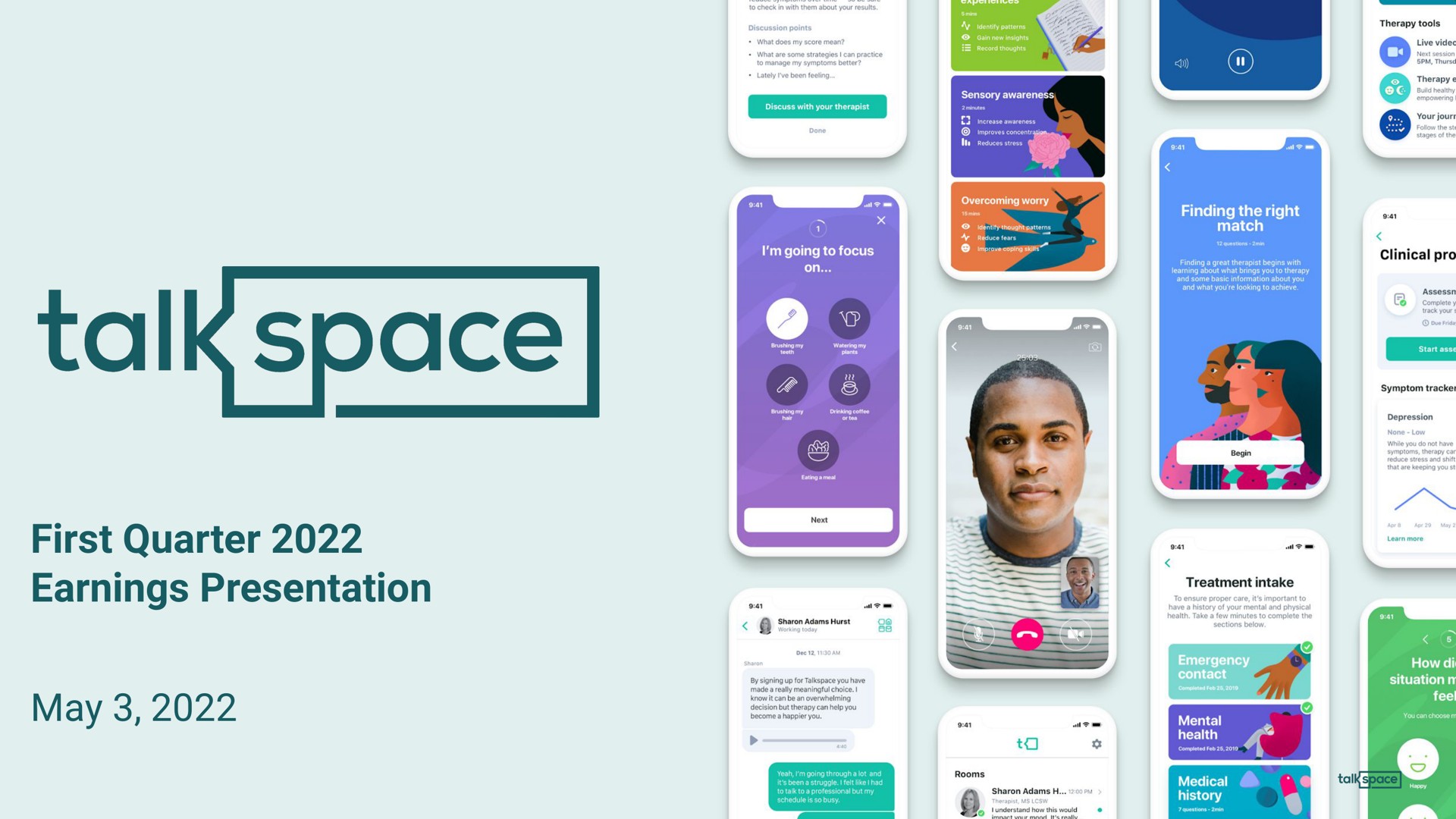 first quarter earnings presentation tal space may | Talkspace